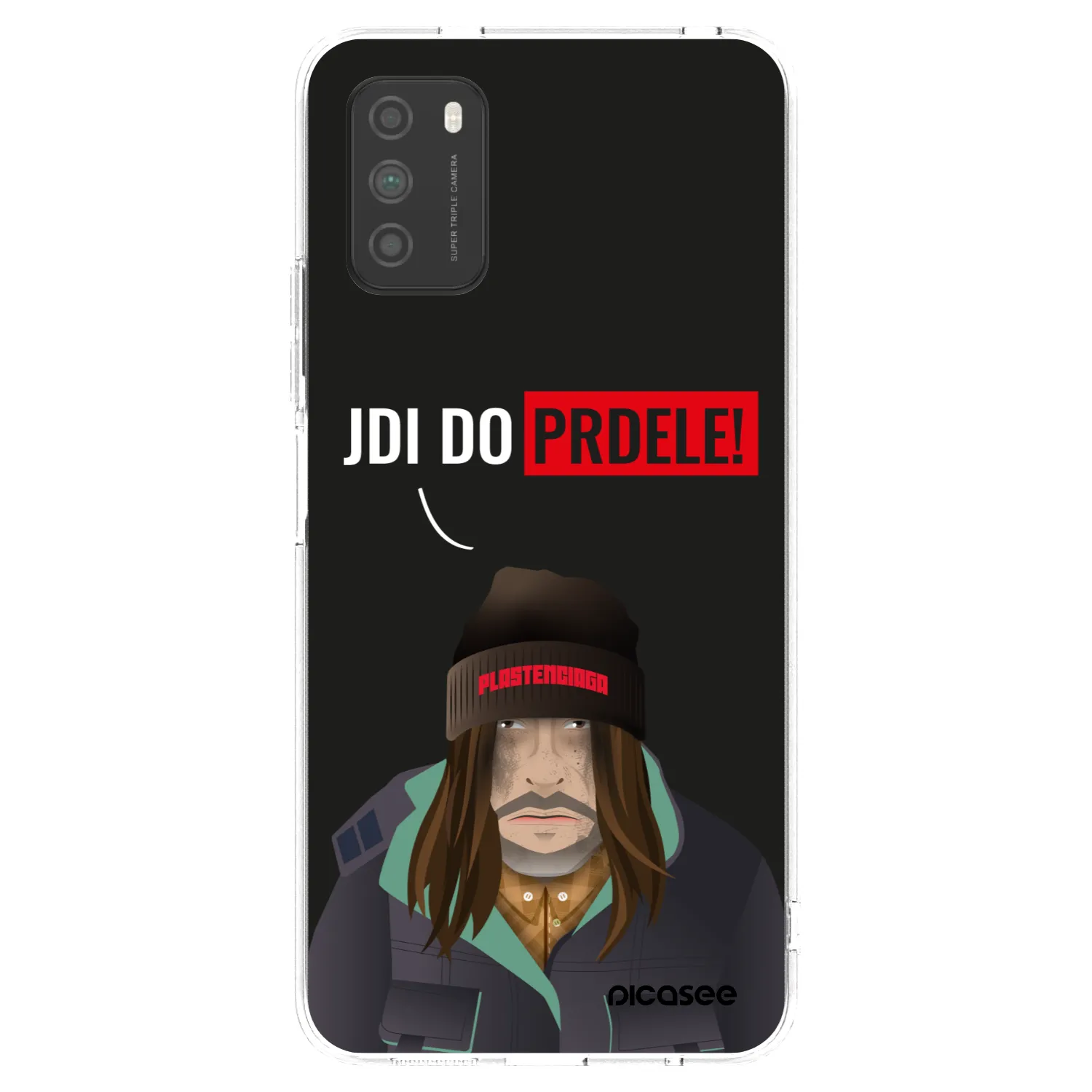 Picasee silikonska prozirna maskica za Xiaomi Poco M3 - Bezďák