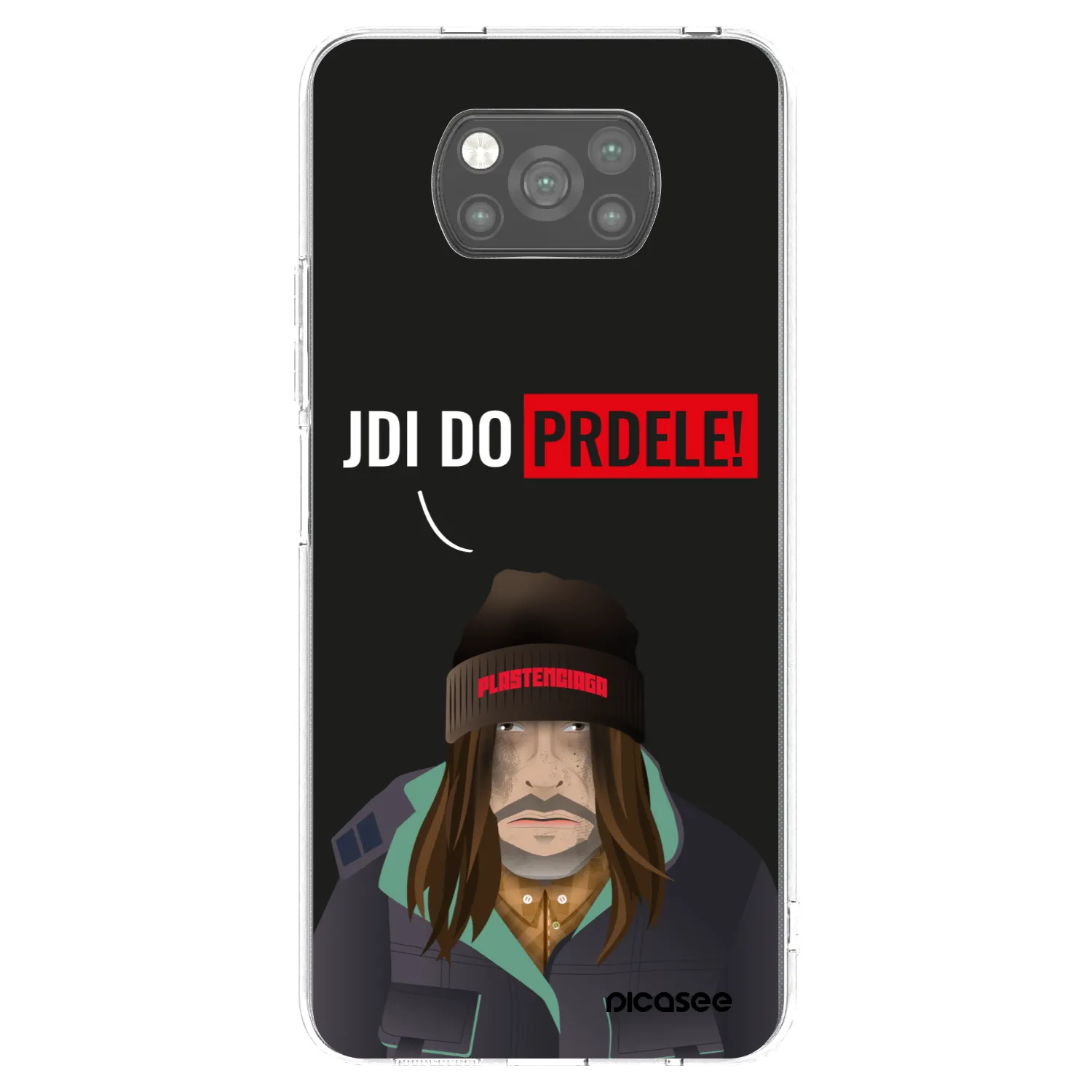 Picasee crna silikonska maskica za Xiaomi Poco X3 Pro - Bezďák