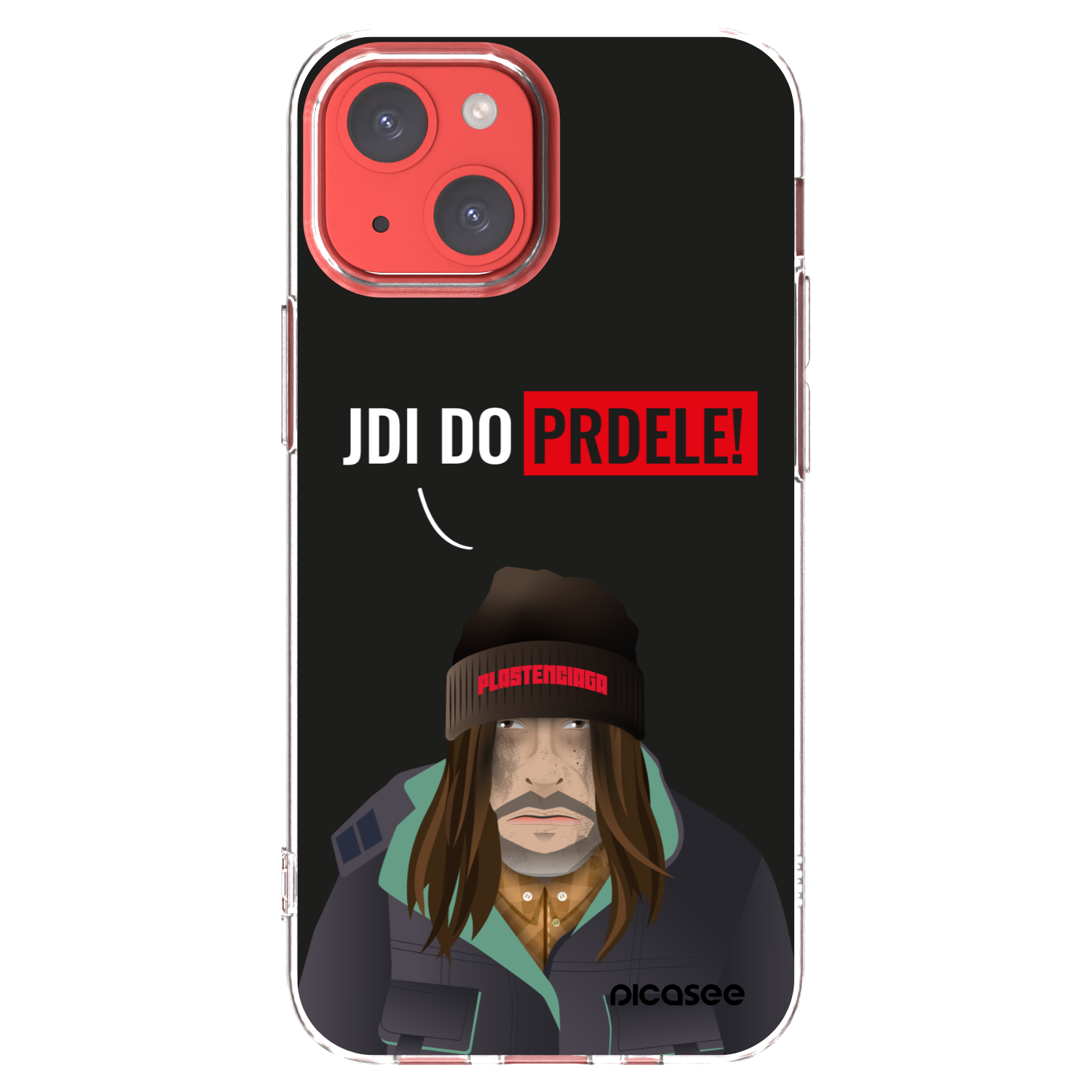 Picasee silikonska prozirna maskica za Apple iPhone 13 mini - Bezďák