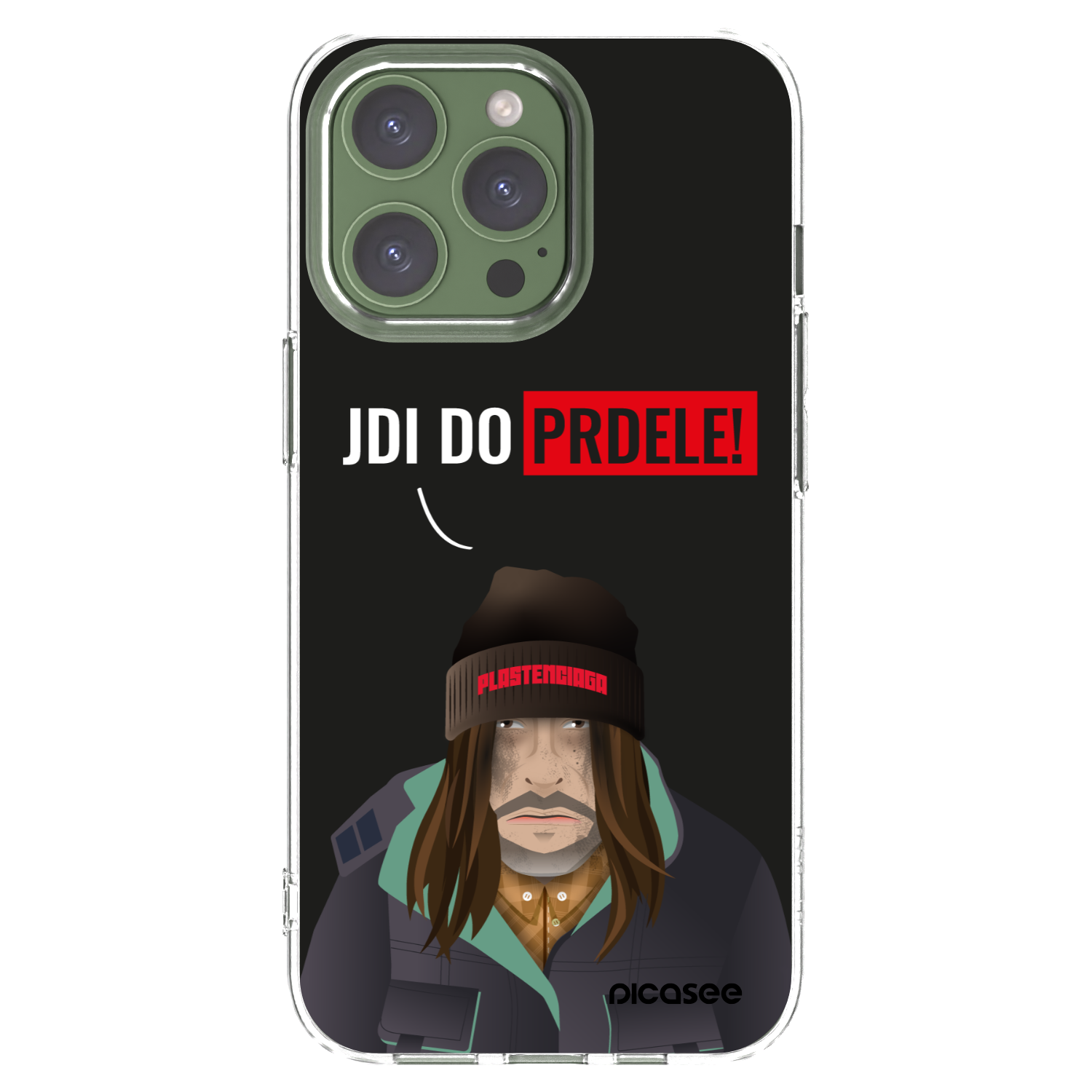 Picasee silikonska prozirna maskica za Apple iPhone 13 Pro - Bezďák