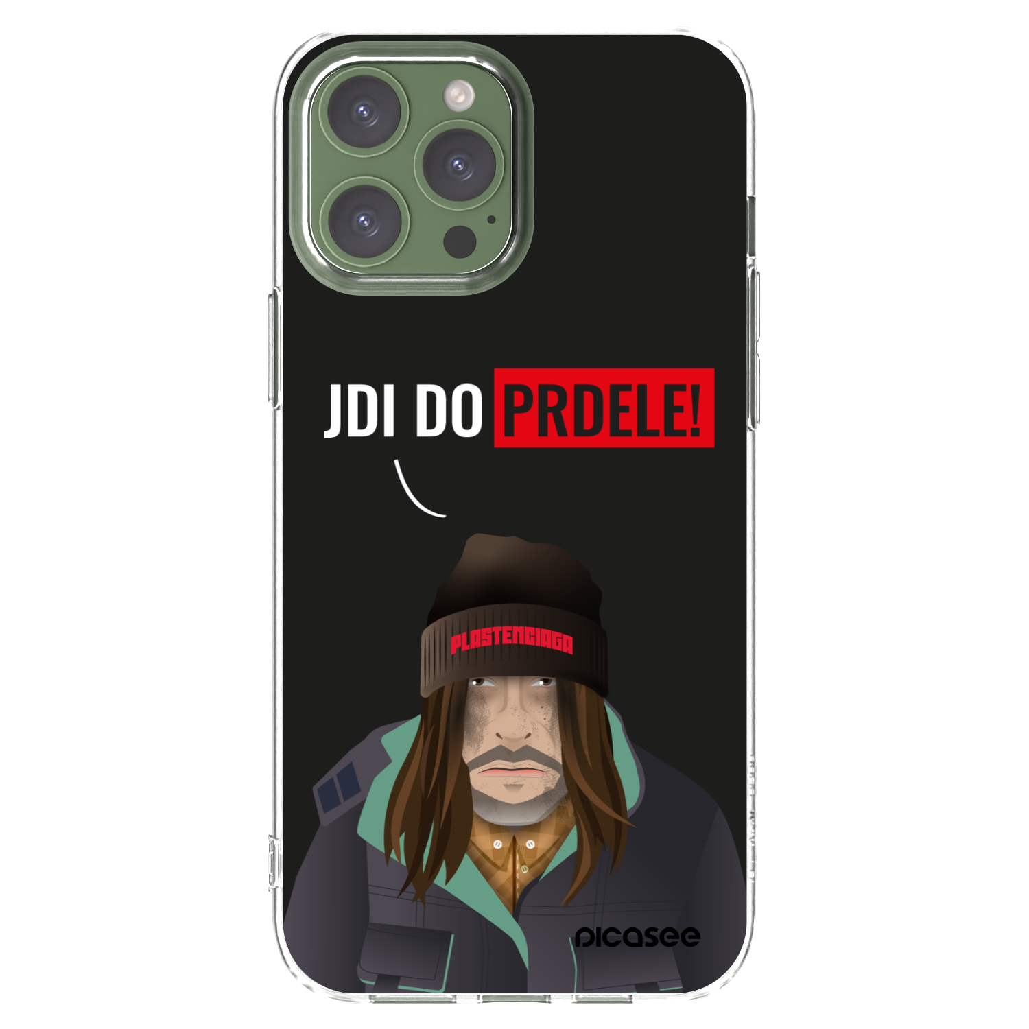 Picasee silikonska prozirna maskica za Apple iPhone 13 Pro Max - Bezďák