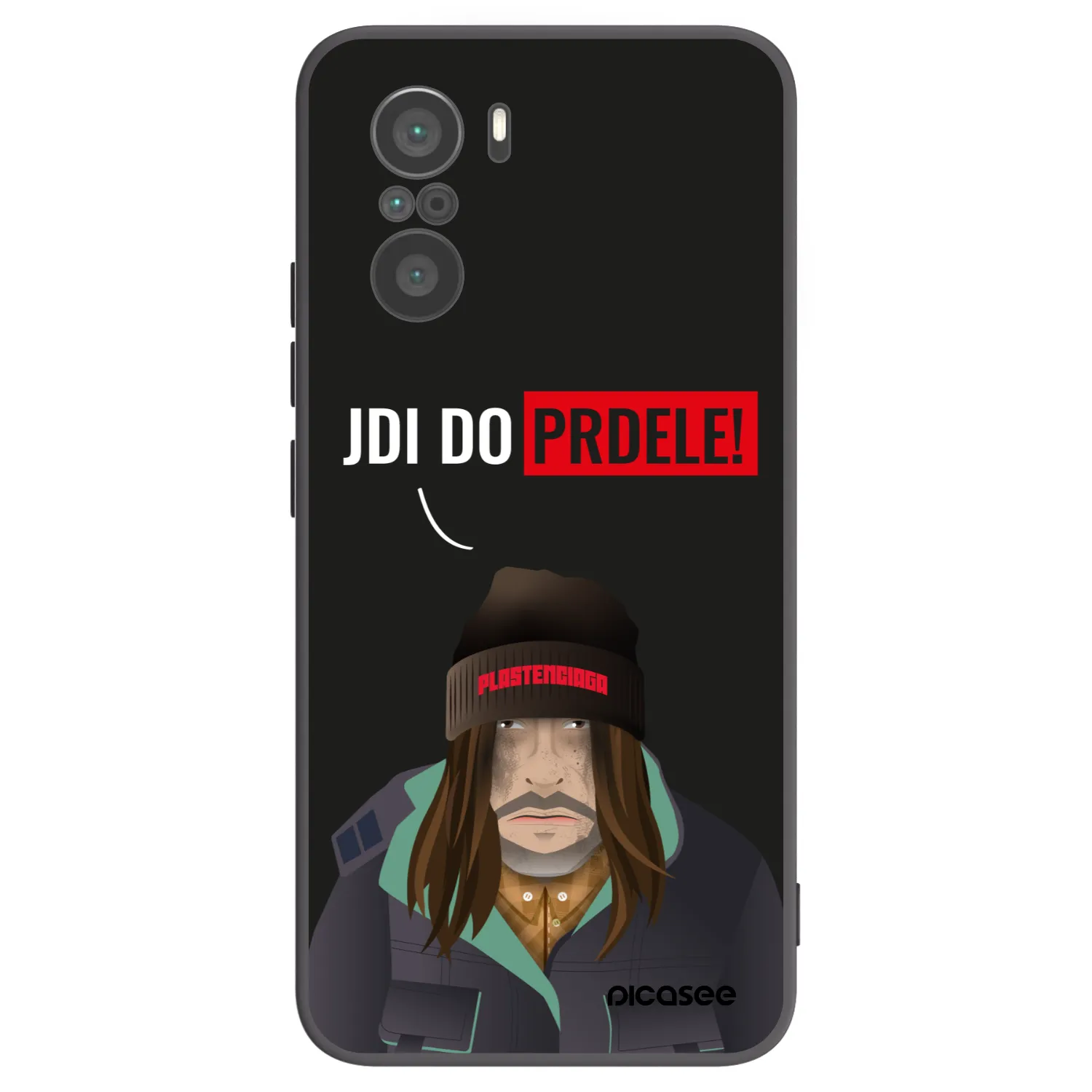 Picasee crna silikonska maskica za Xiaomi Poco F3 - Bezďák