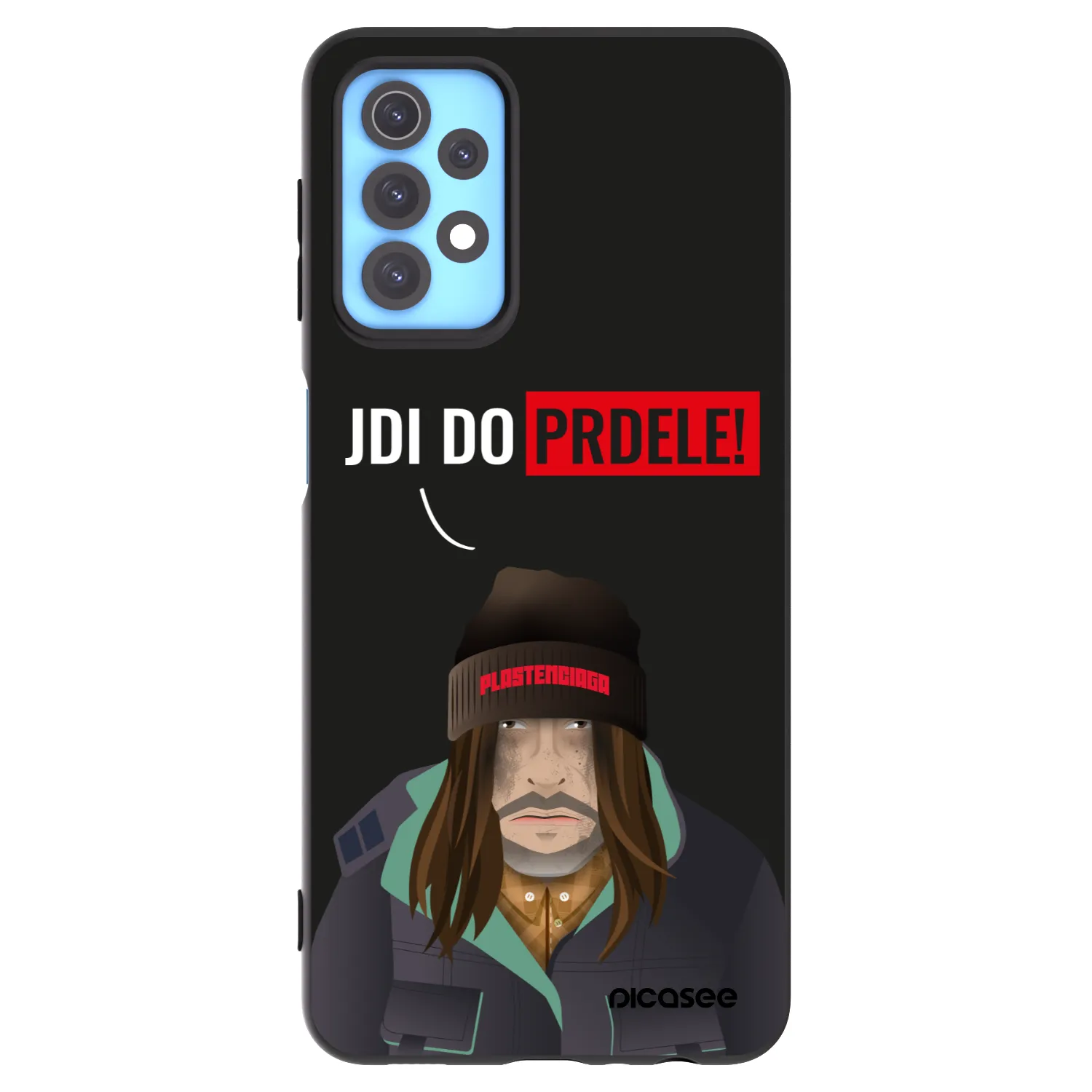 Picasee crna silikonska maskica za Samsung Galaxy A32 4G SM-A325F - Bezďák