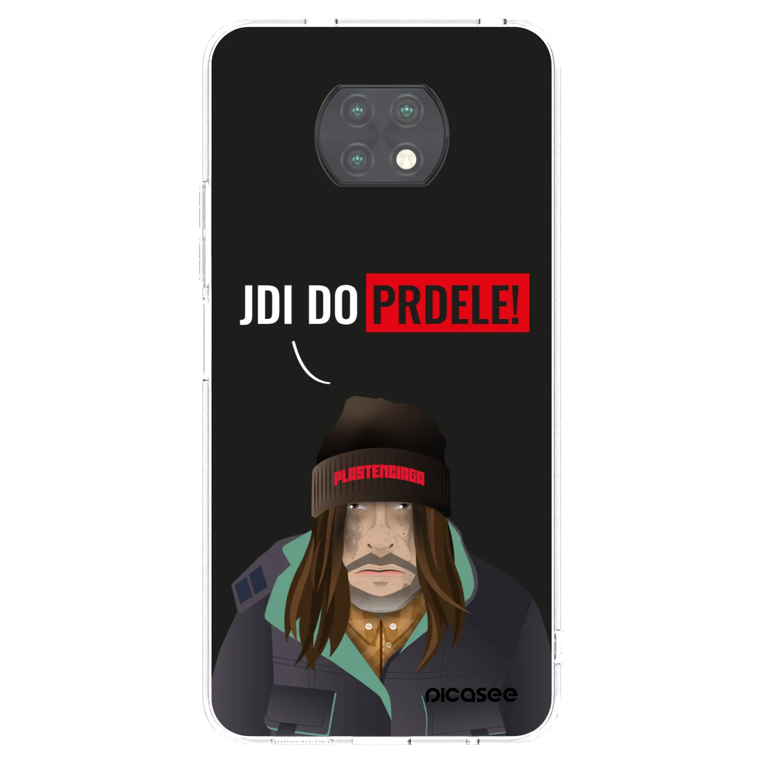 Picasee silikonska prozirna maskica za Xiaomi Redmi Note 9T - Bezďák