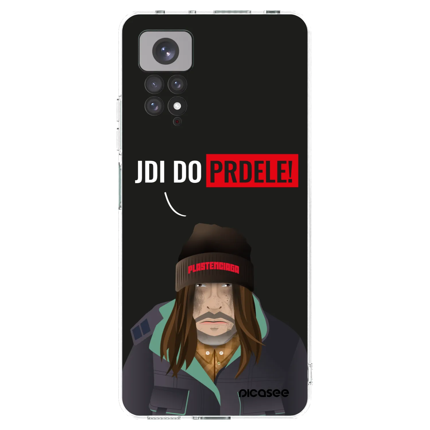 Picasee silikonska prozirna maskica za Xiaomi Redmi Note 11S 4G - Bezďák