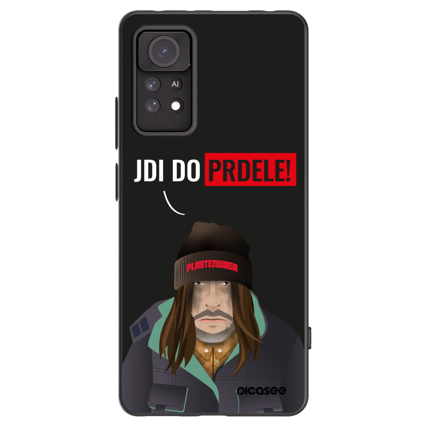 Picasee crna silikonska maskica za Xiaomi Redmi Note 11 Pro - Bezďák