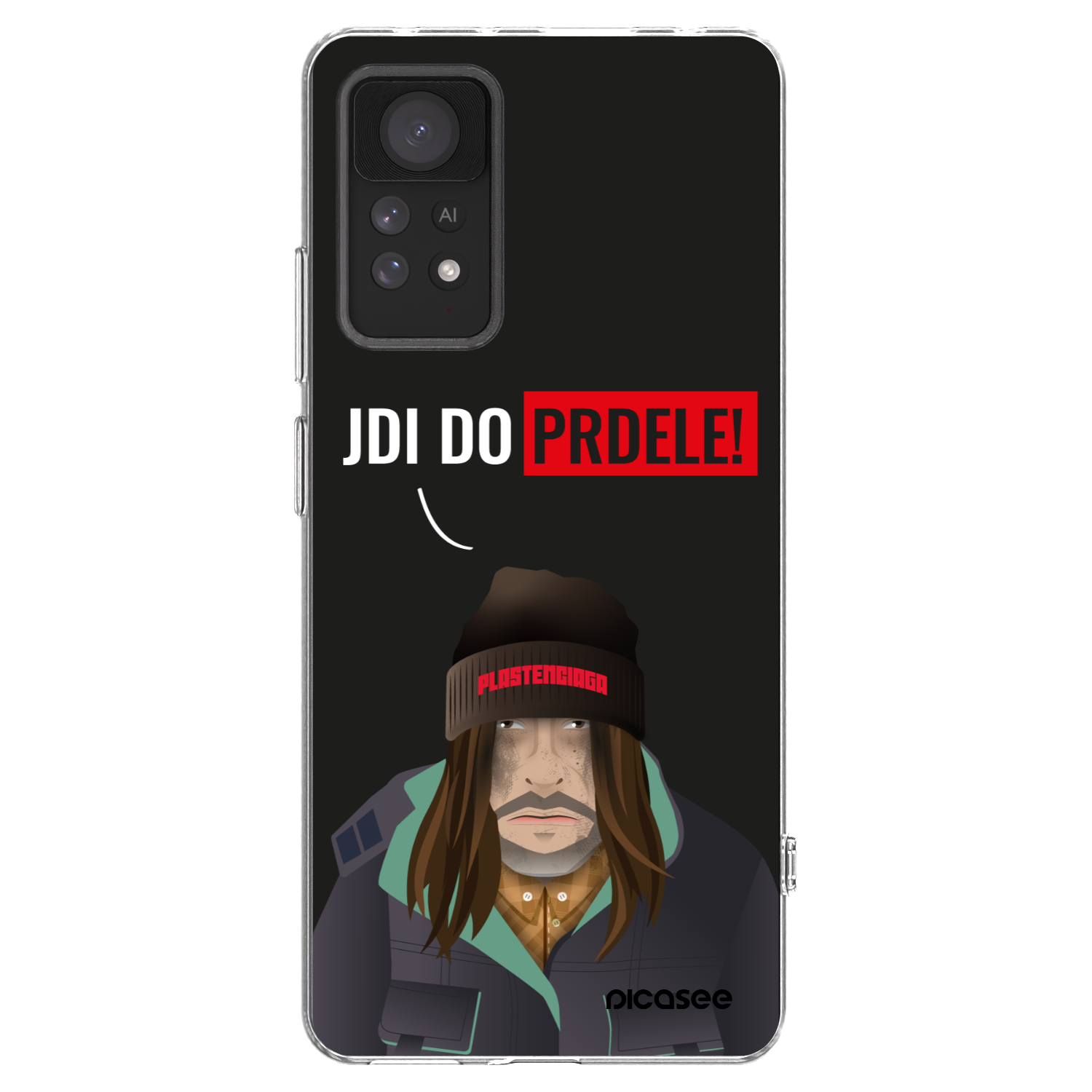 Picasee silikonska prozirna maskica za Xiaomi Redmi Note 11 Pro - Bezďák