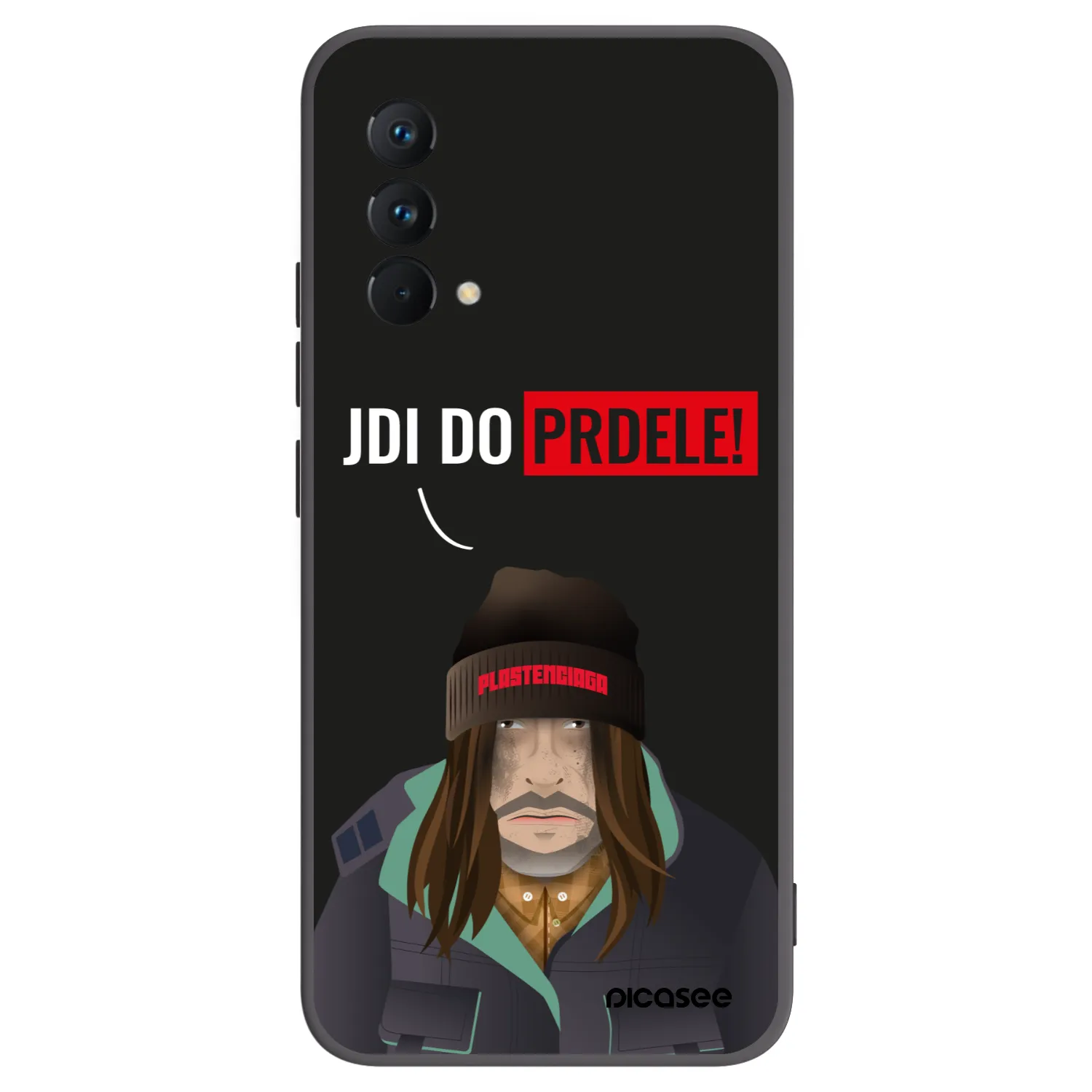 Picasee crna silikonska maskica za Realme GT Master Edition 5G - Bezďák