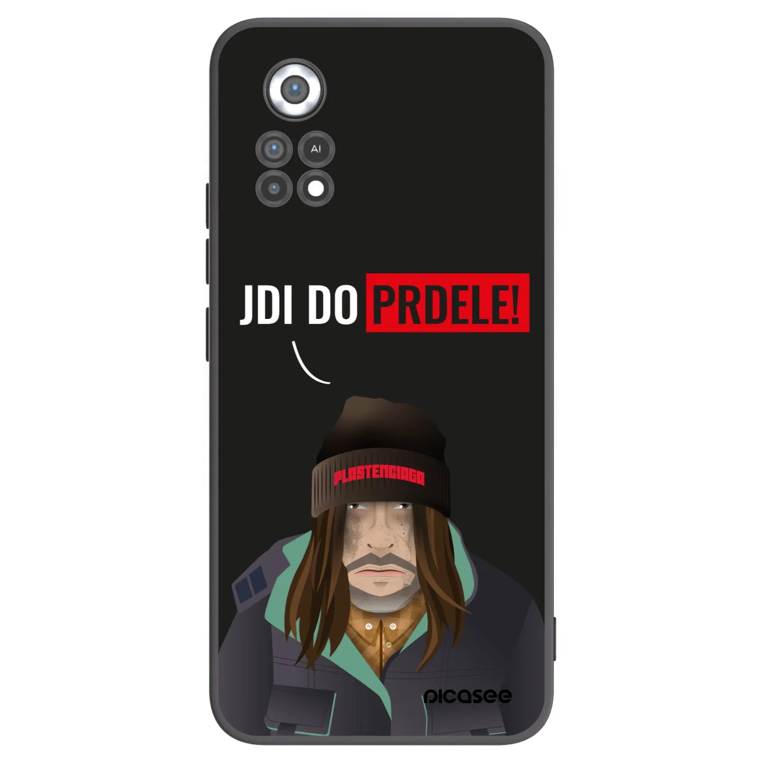 Picasee crna silikonska maskica za Xiaomi Poco X4 Pro 5G - Bezďák