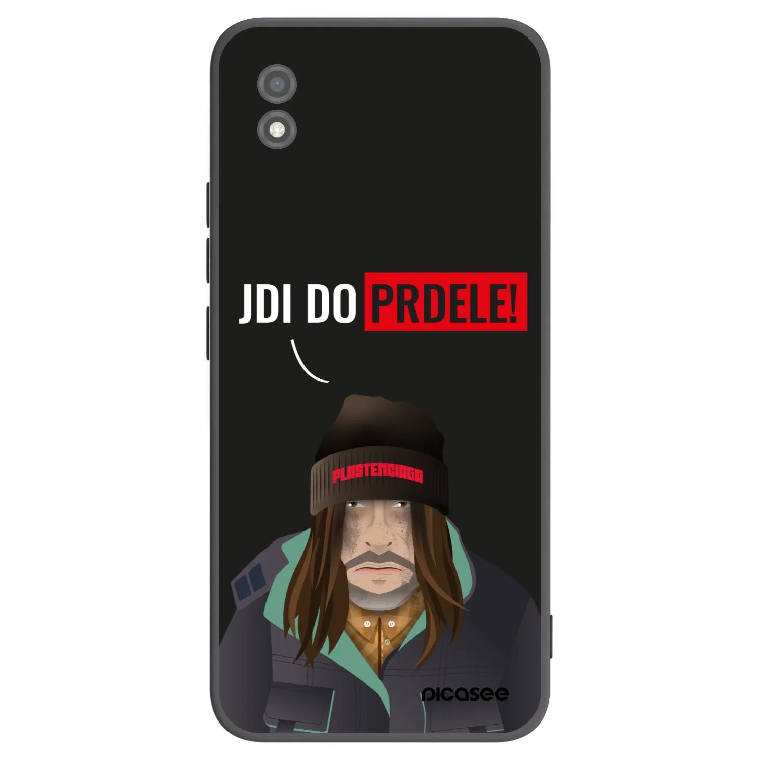 Picasee crna silikonska maskica za Realme C11 (2021) - Bezďák