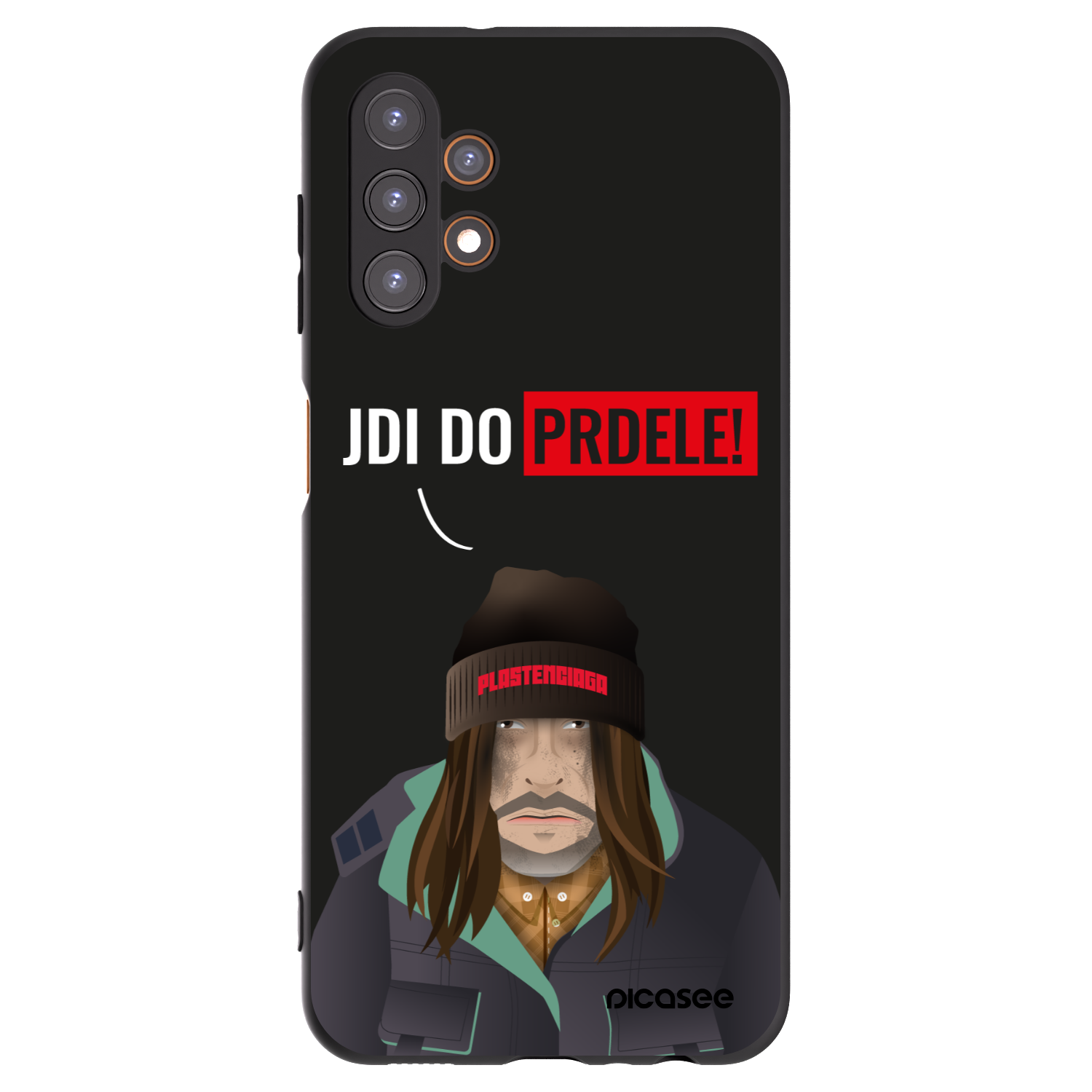 Picasee crna silikonska maskica za Samsung Galaxy A13 4G A135 - Bezďák