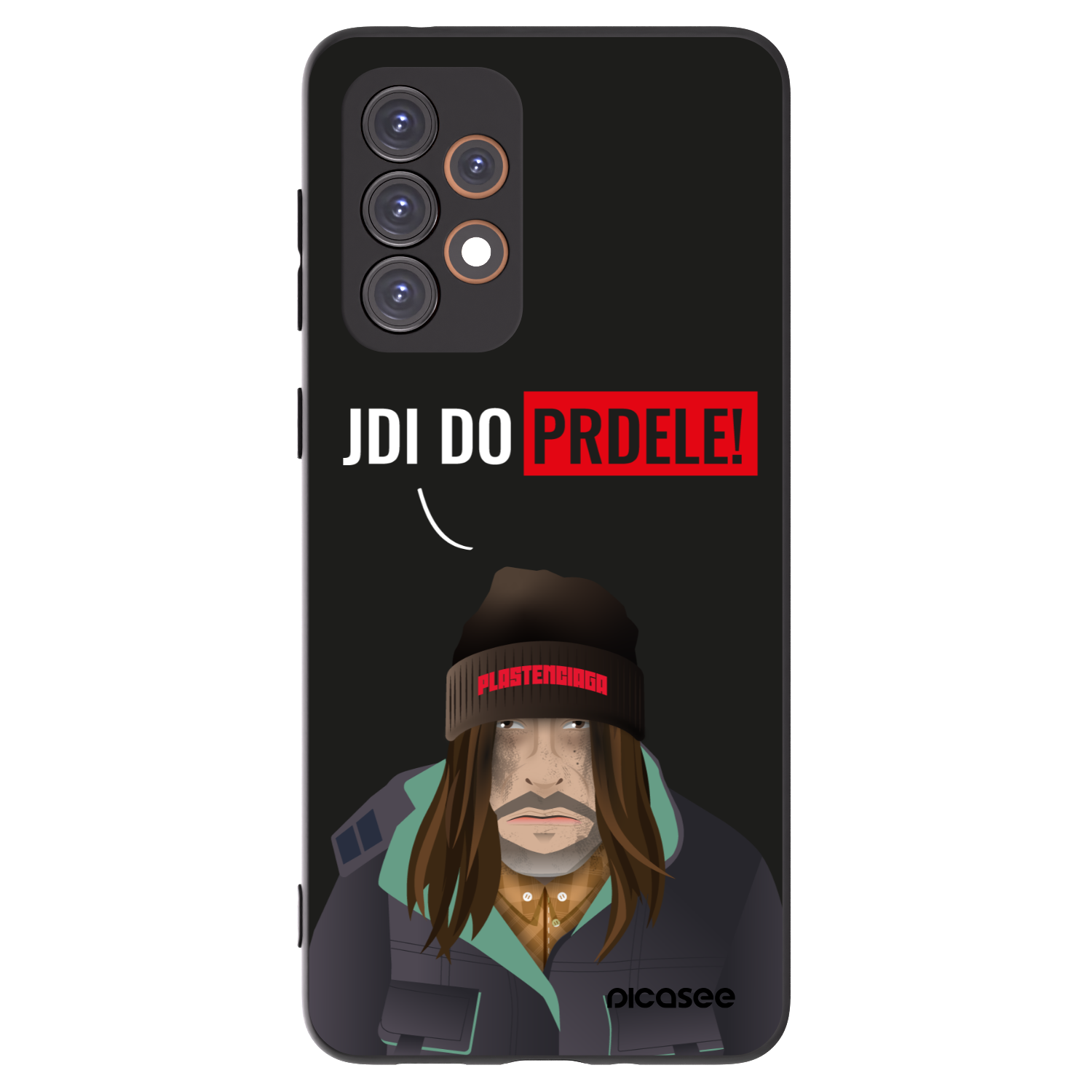 Picasee crna silikonska maskica za Samsung Galaxy A33 5G A336 - Bezďák