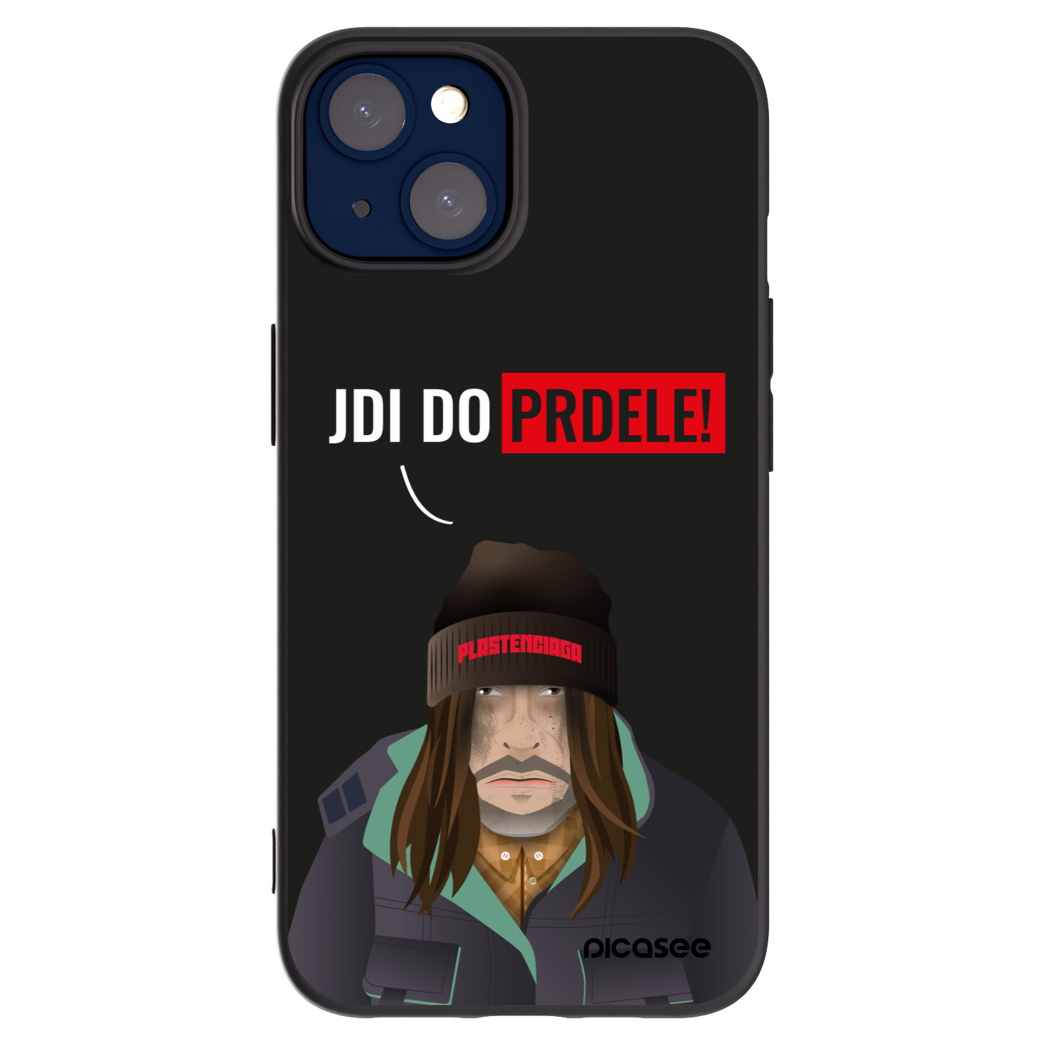 Picasee crna silikonska maskica za Apple iPhone 14 - Bezďák