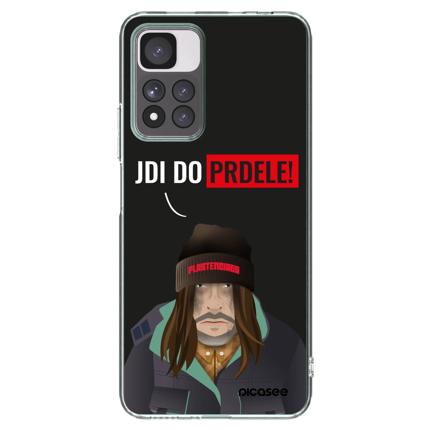 Picasee silikonska prozirna maskica za Xiaomi Redmi Note 11 Pro+ 5G - Bezďák
