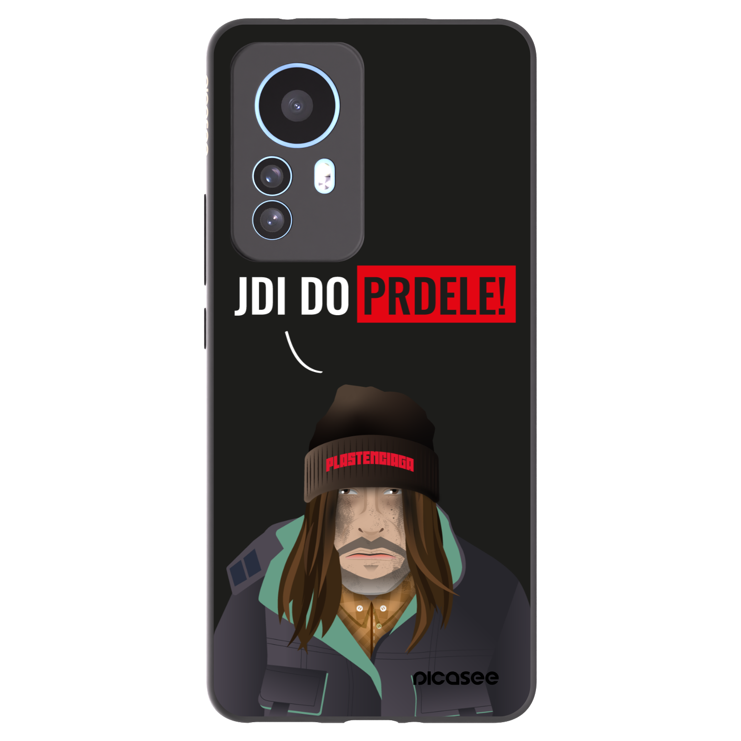Picasee crna silikonska maskica za Xiaomi 12T - Bezďák