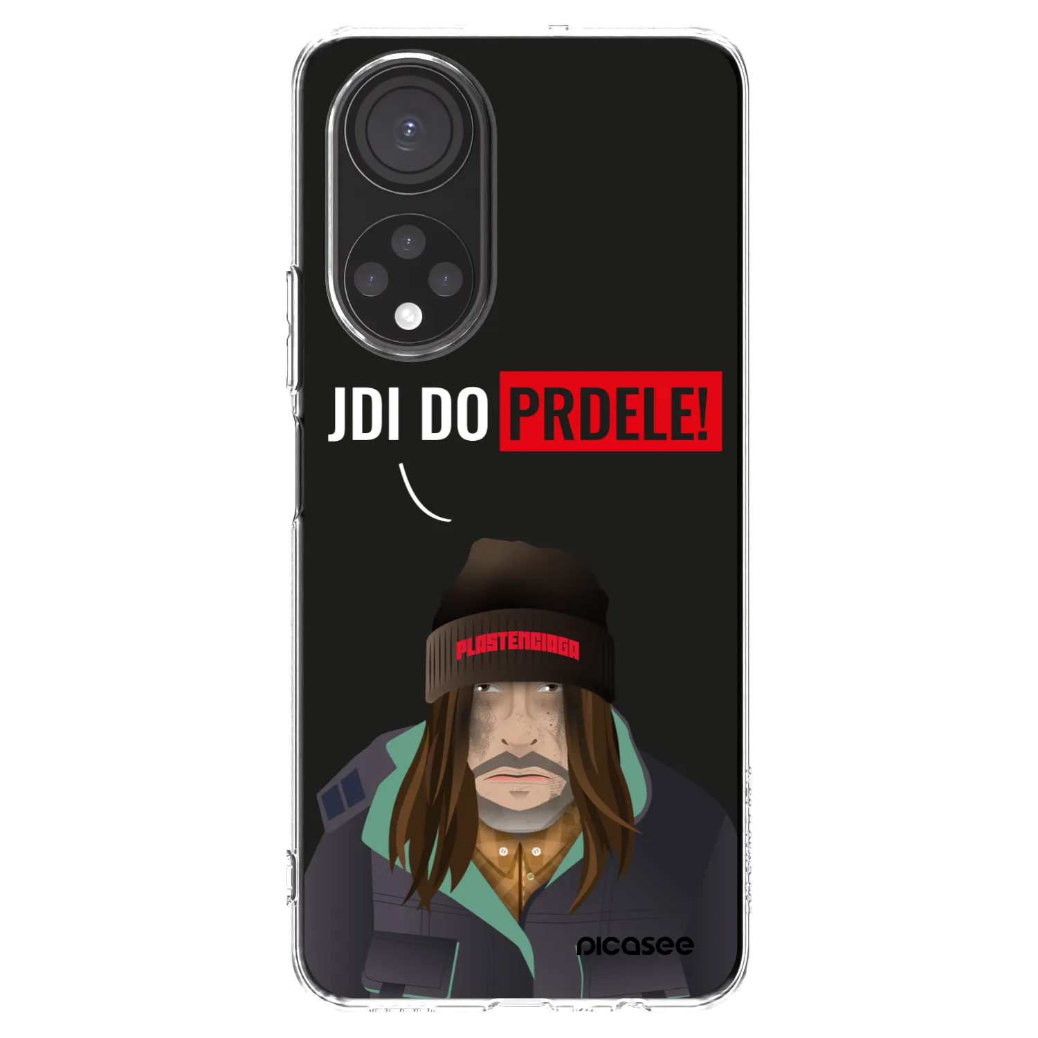 Picasee silikonska prozirna maskica za Honor X7 - Bezďák