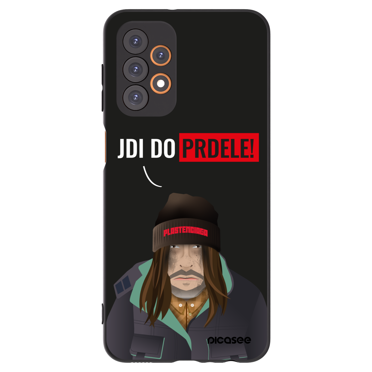 Picasee crna silikonska maskica za Samsung Galaxy A23 A235F 4G - Bezďák