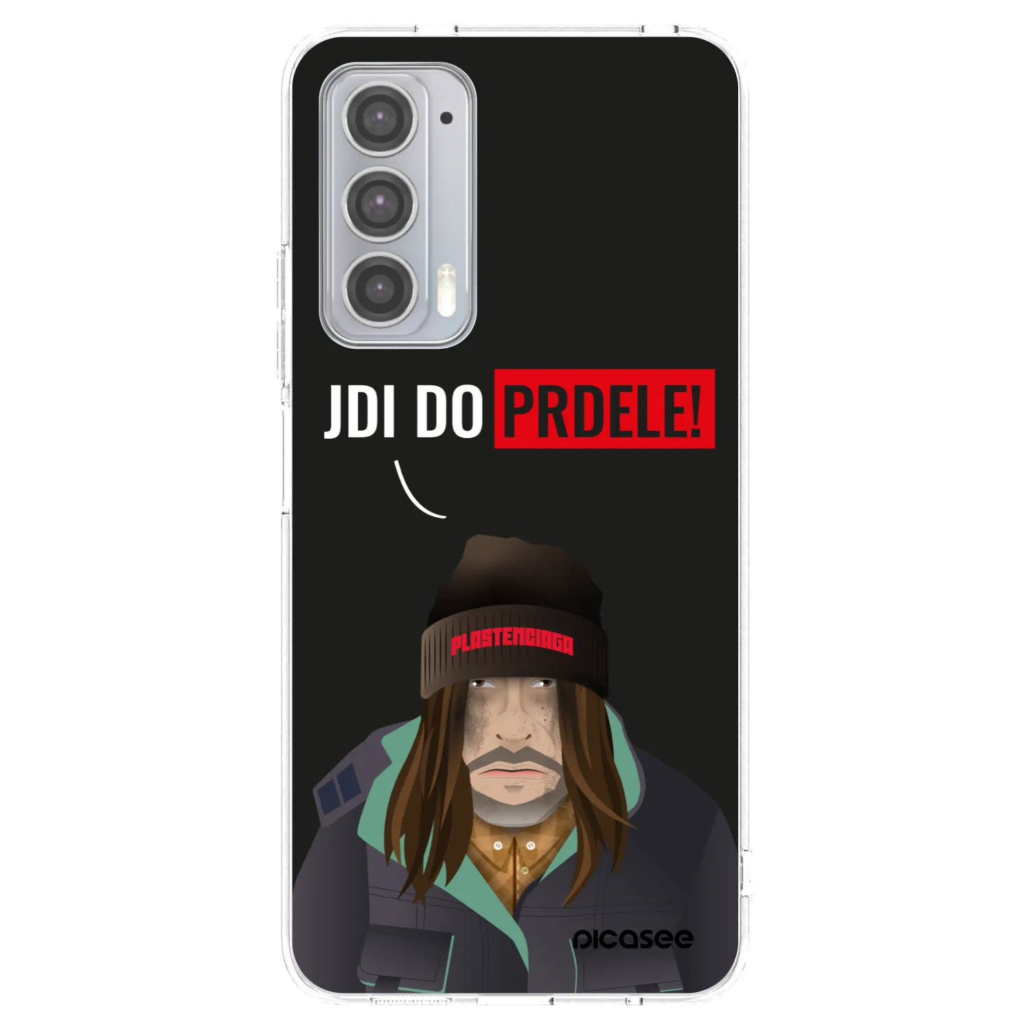 Picasee silikonska prozirna maskica za Motorola Edge 20 - Bezďák