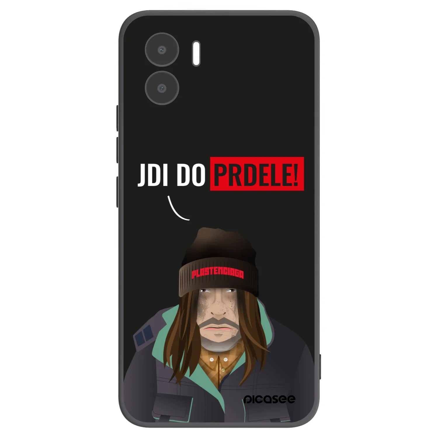 Picasee crna silikonska maskica za Xiaomi Redmi A1 - Bezďák