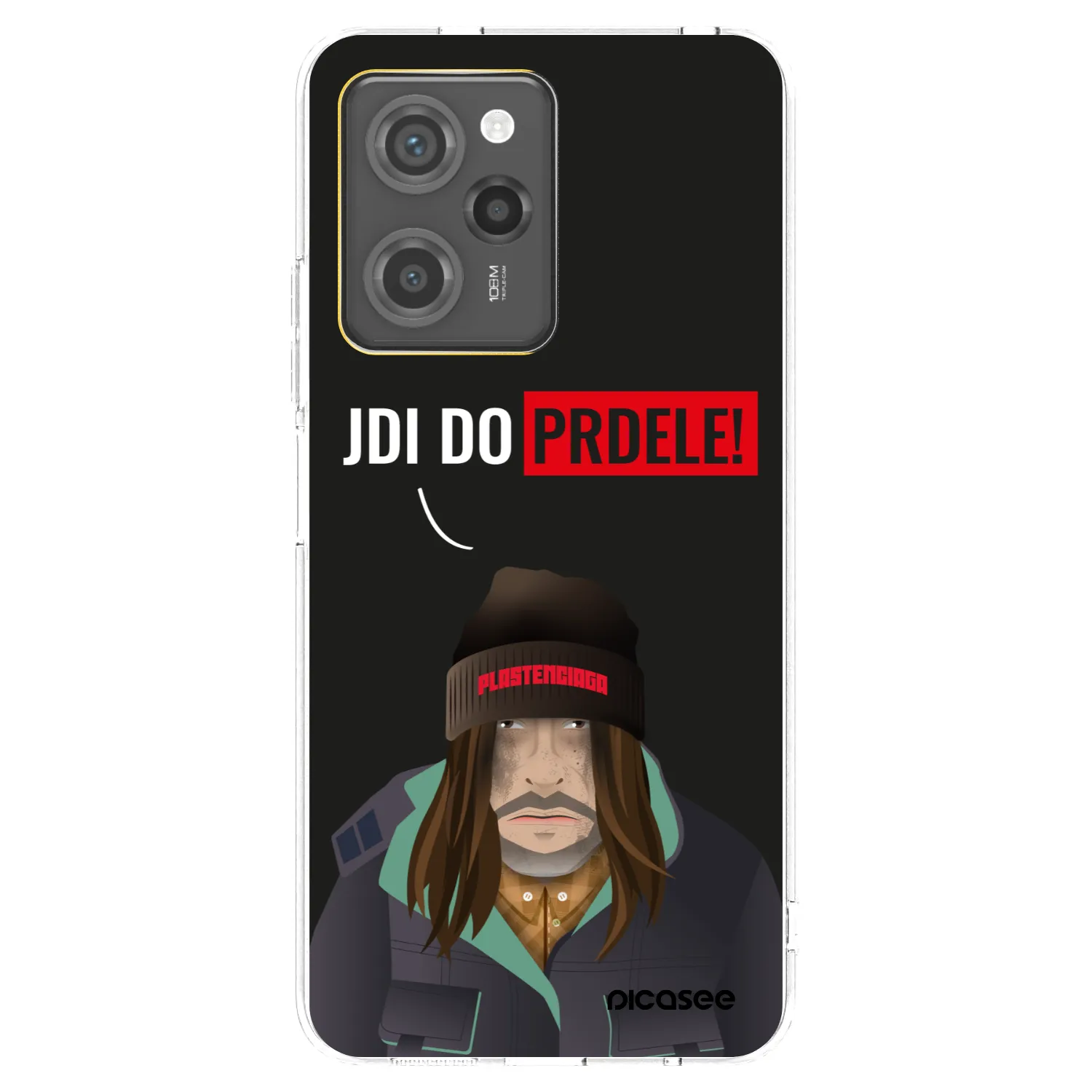Picasee silikonska prozirna maskica za Xiaomi Poco X5 Pro - Bezďák