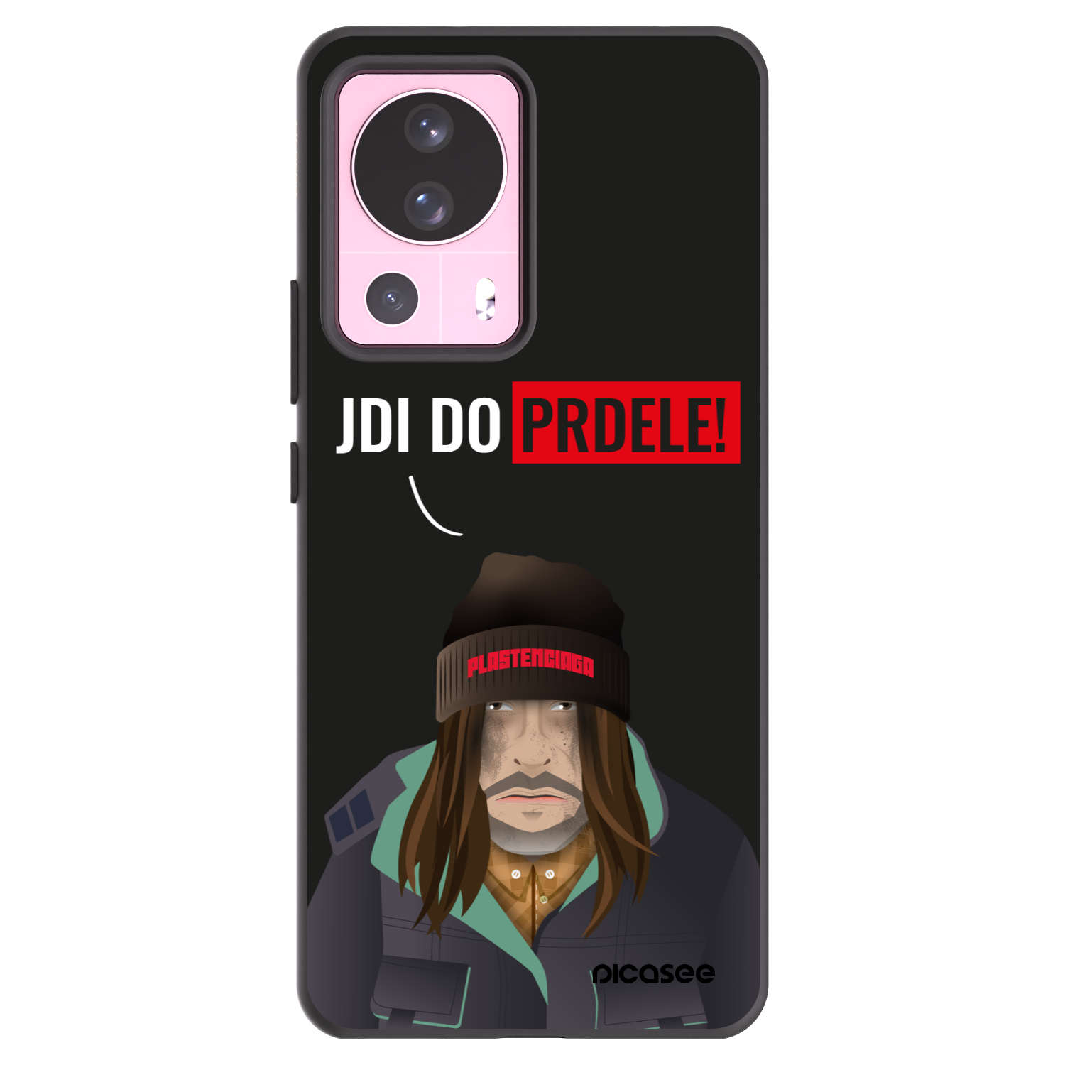 Picasee crna silikonska maskica za Xiaomi 13 Lite - Bezďák