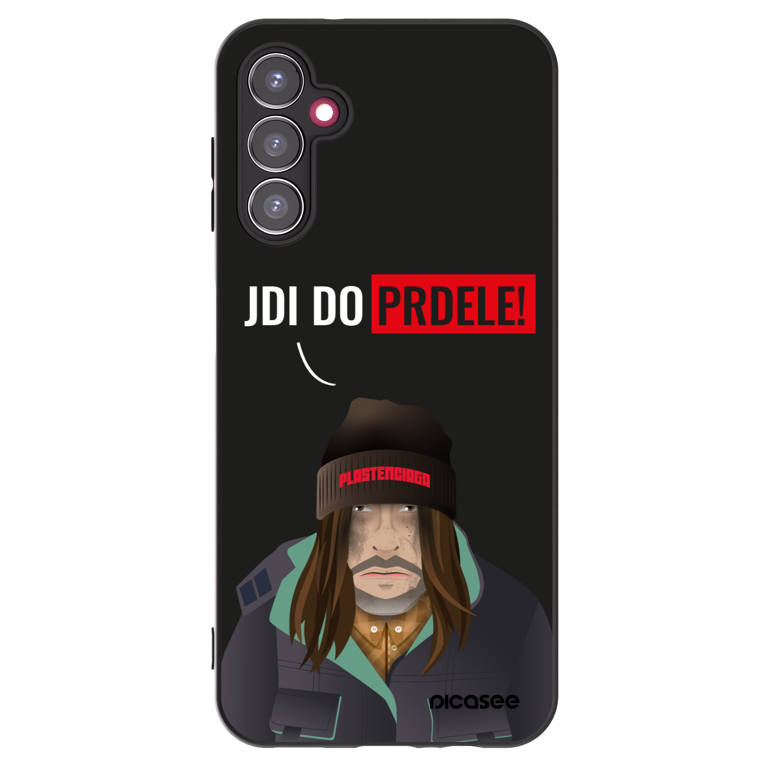 Picasee crna silikonska maskica za Samsung Galaxy A14 4G A145R - Bezďák