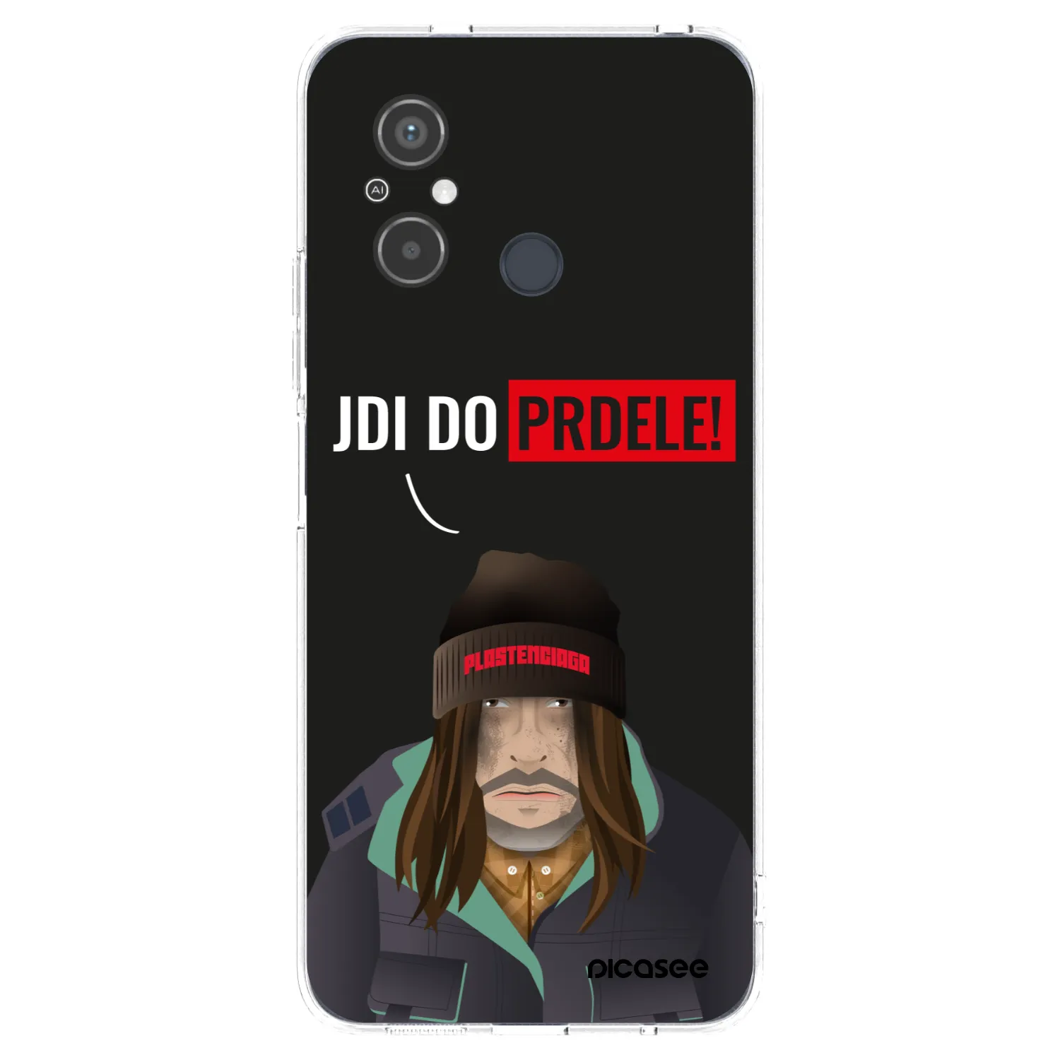 Picasee silikonska prozirna maskica za Xiaomi Redmi 12C - Bezďák