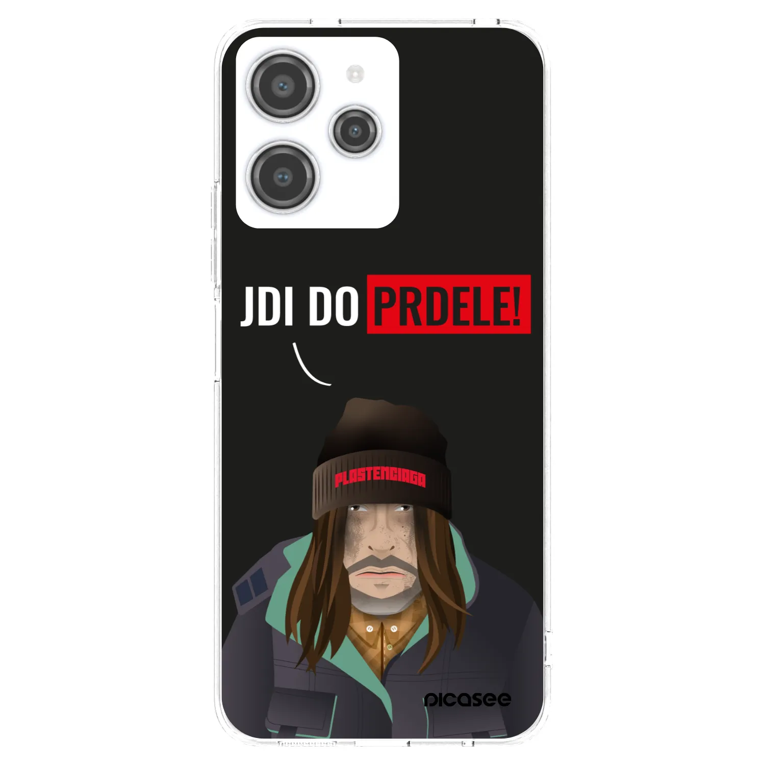 Picasee silikonska prozirna maskica za Xiaomi Redmi 12 4G - Bezďák