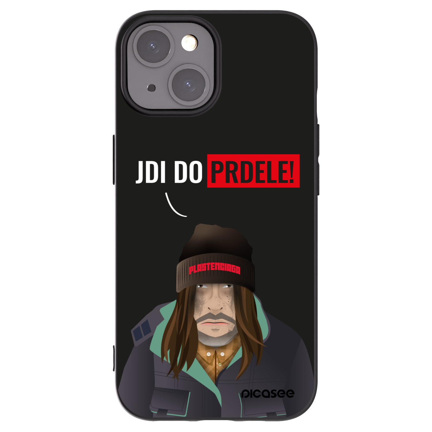 Picasee crna silikonska maskica za Apple iPhone 15 - Bezďák