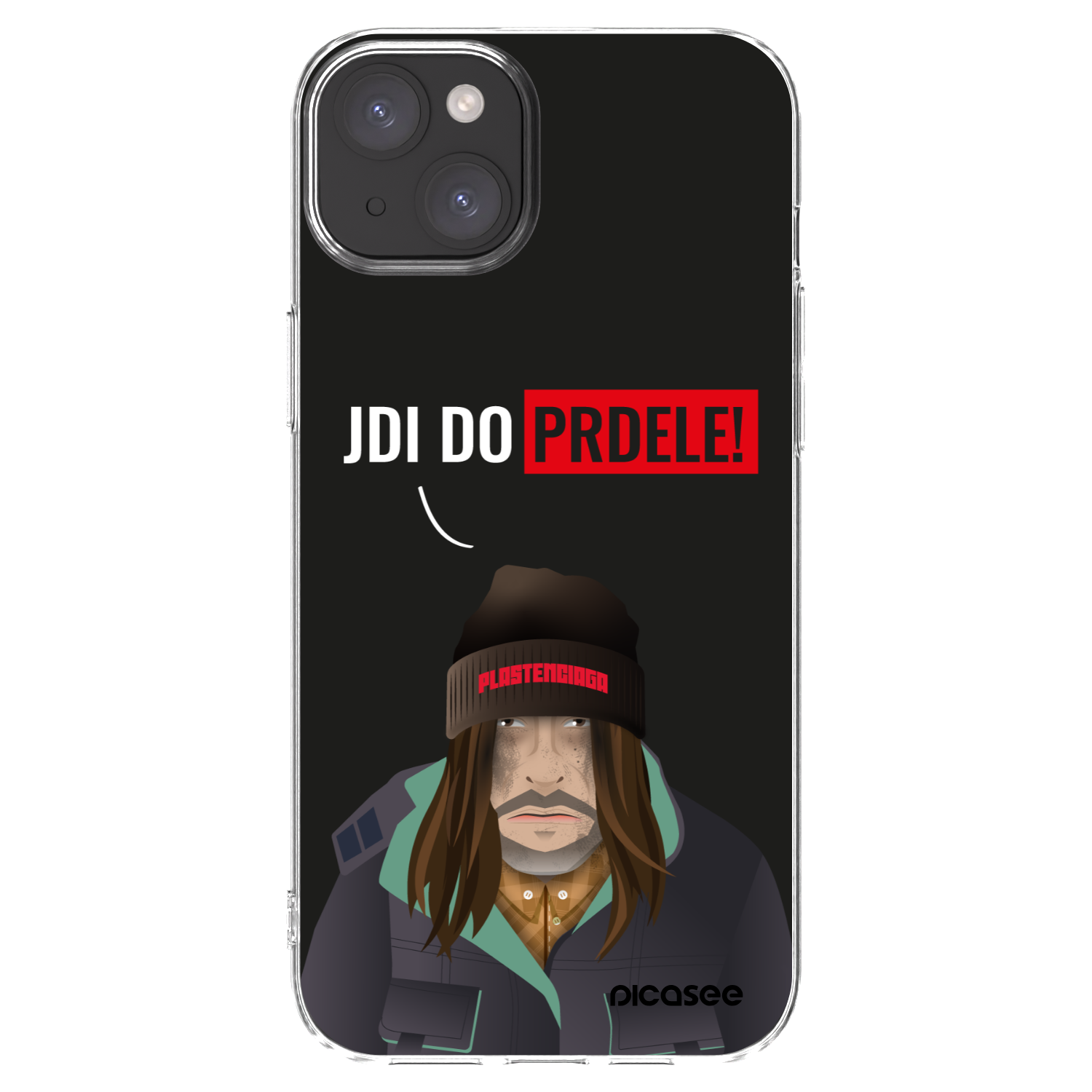 Picasee silikonska prozirna maskica za Apple iPhone 15 Plus - Bezďák