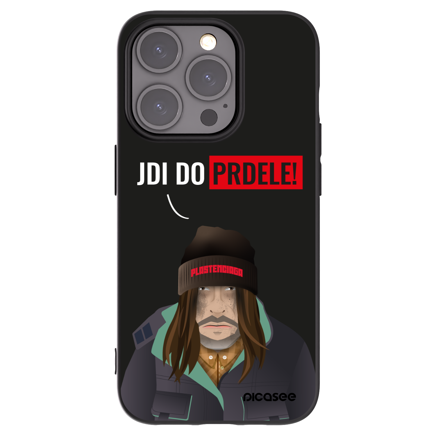 Picasee crna silikonska maskica za Apple iPhone 15 Pro - Bezďák