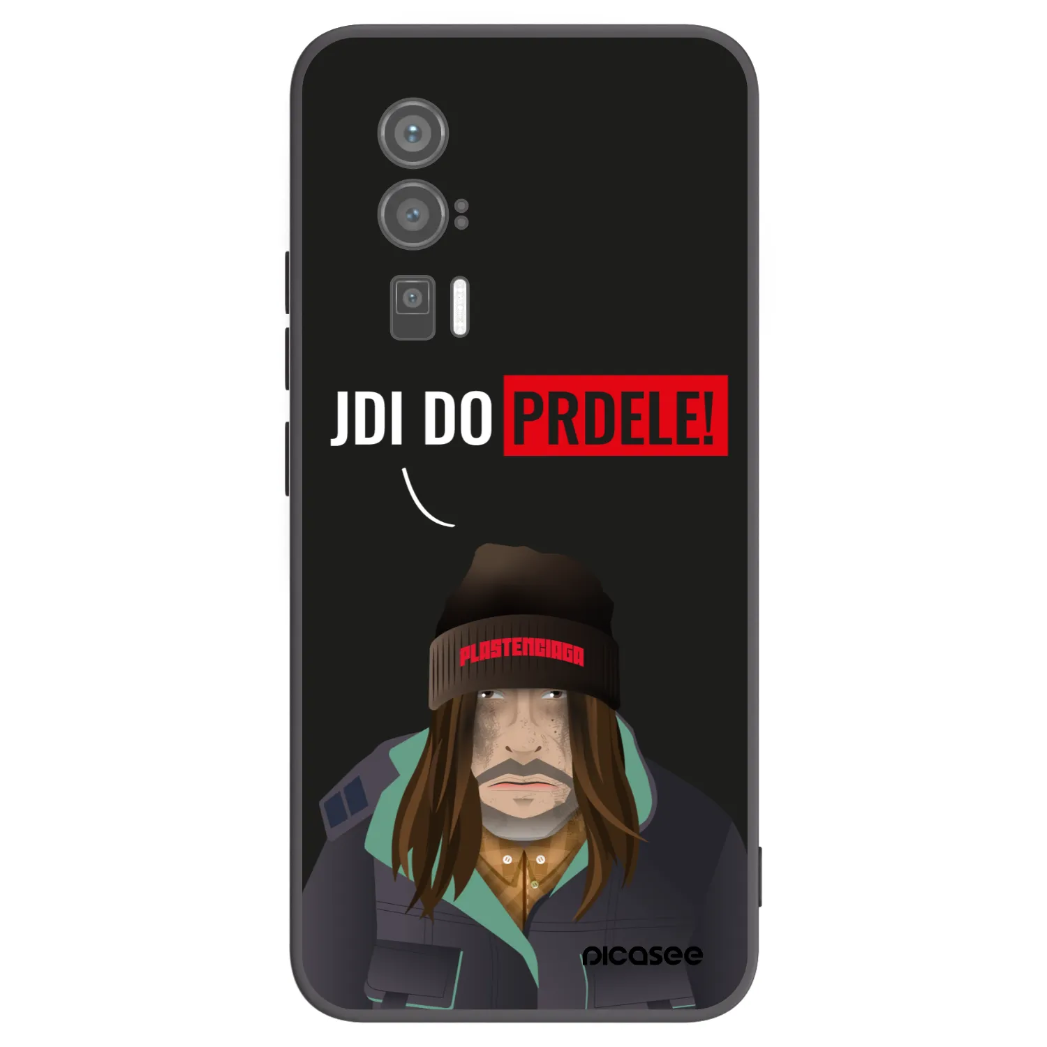 Picasee crna silikonska maskica za Xiaomi Poco F5 Pro 5G - Bezďák