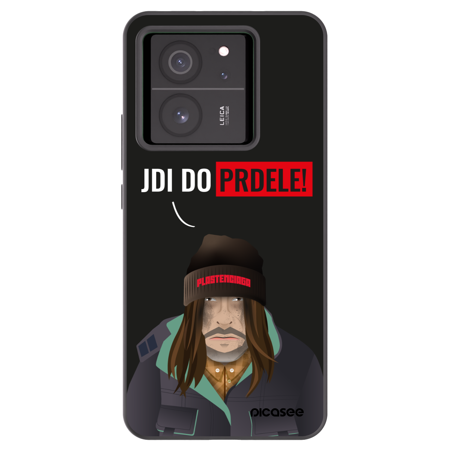 Picasee crna silikonska maskica za Xiaomi 13T - Bezďák