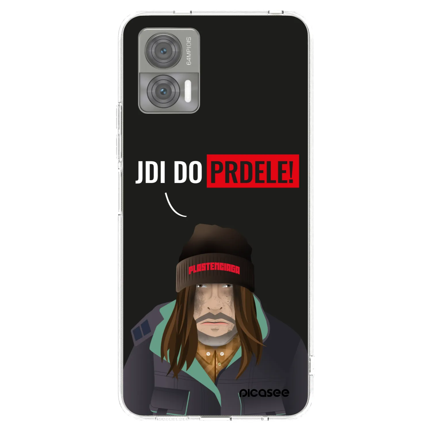 Picasee silikonska prozirna maskica za Motorola Edge 30 Neo - Bezďák