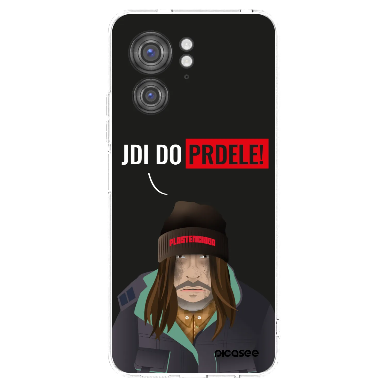 Picasee silikonska prozirna maskica za Motorola Edge 40 - Bezďák