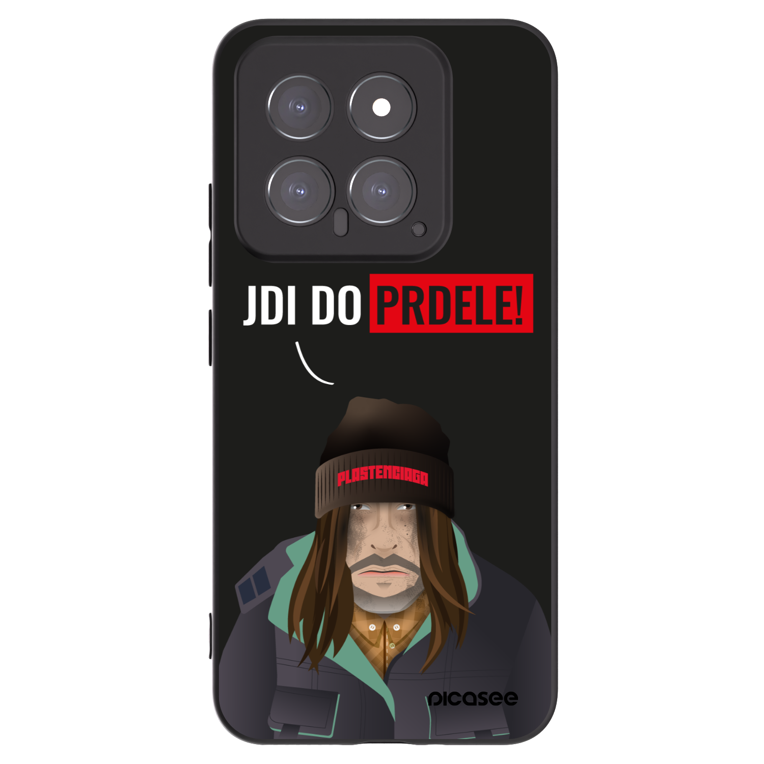 Picasee crna silikonska maskica za Xiaomi 14 - Bezďák