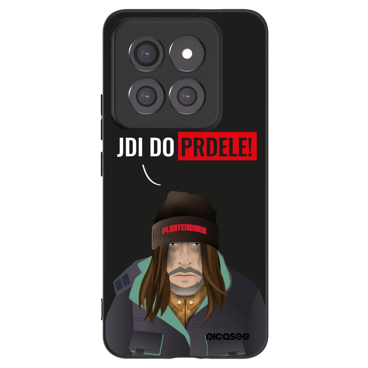 Picasee crna silikonska maskica za Xiaomi 14 Pro - Bezďák