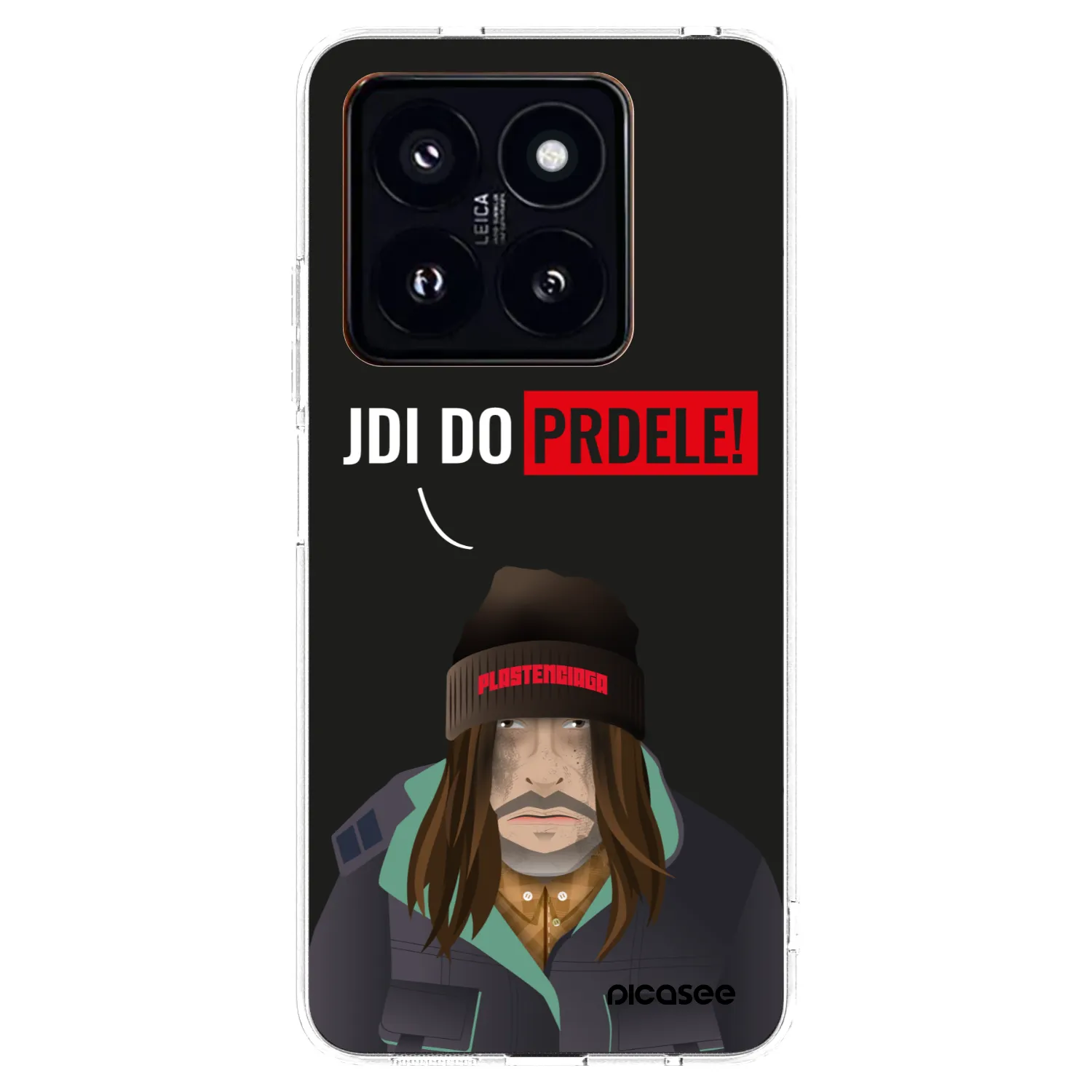 Picasee silikonska prozirna maskica za Xiaomi 14 Pro - Bezďák