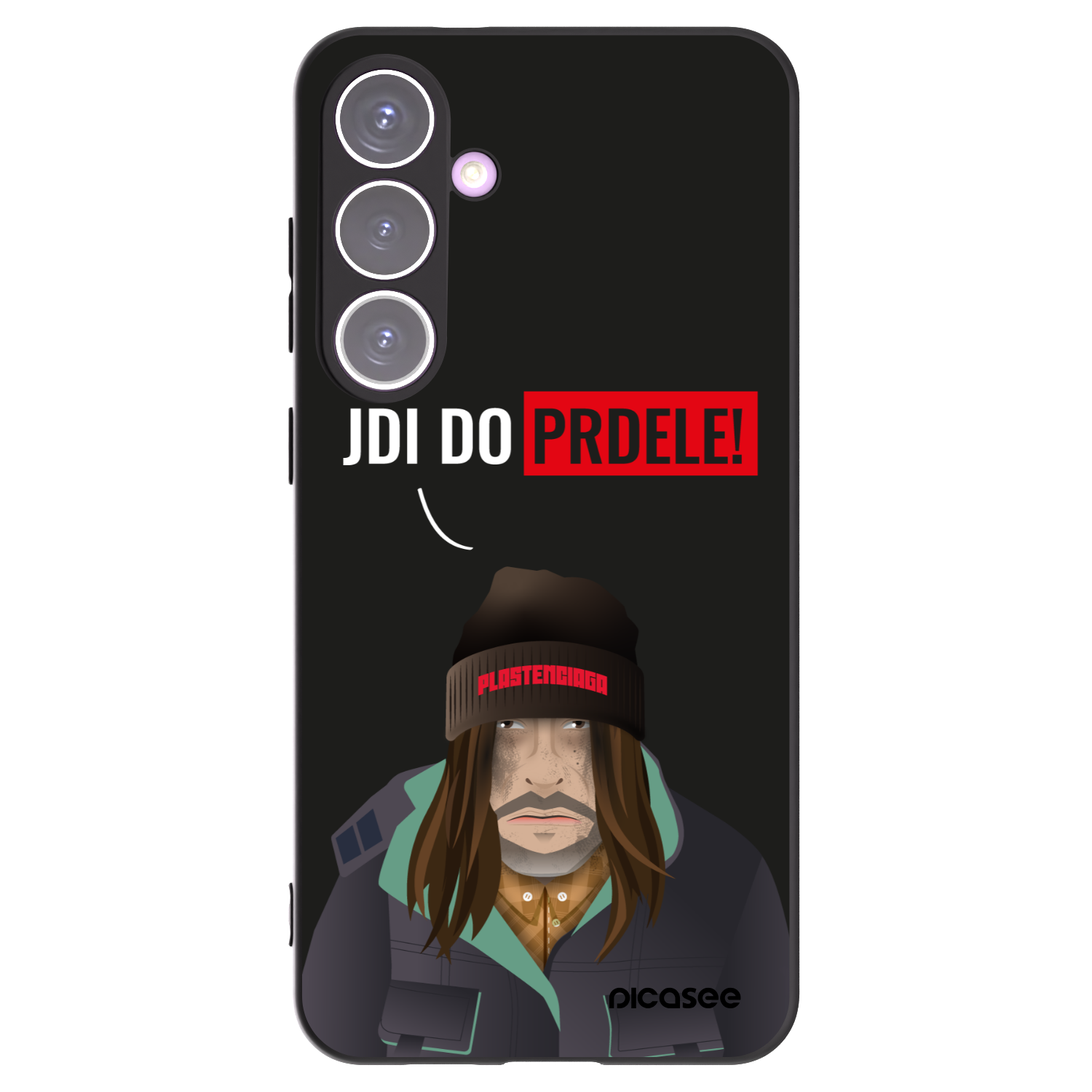 Picasee crna silikonska maskica za Samsung Galaxy S24+ S926B 5G - Bezďák