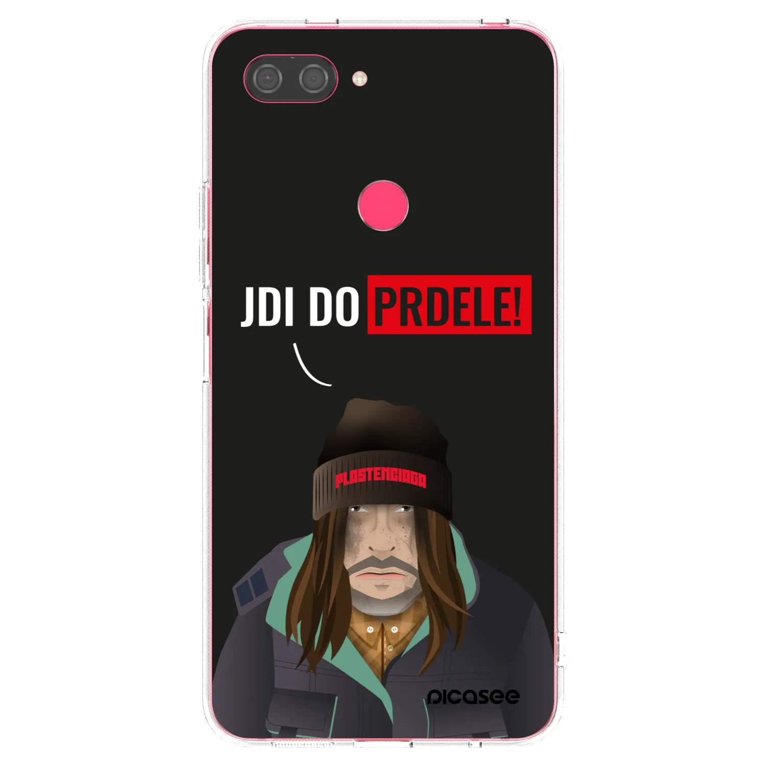 Picasee silikonska prozirna maskica za Xiaomi Mi 8 Lite - Bezďák
