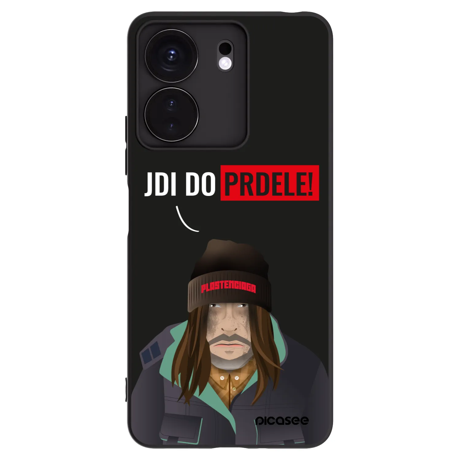 Picasee crna silikonska maskica za Xiaomi Redmi 13C 4G - Bezďák