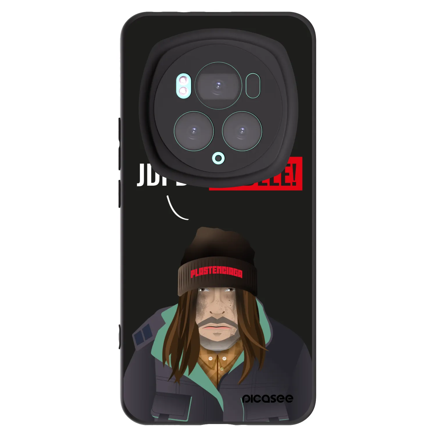 Picasee crna silikonska maskica za Honor Magic6 Pro - Bezďák