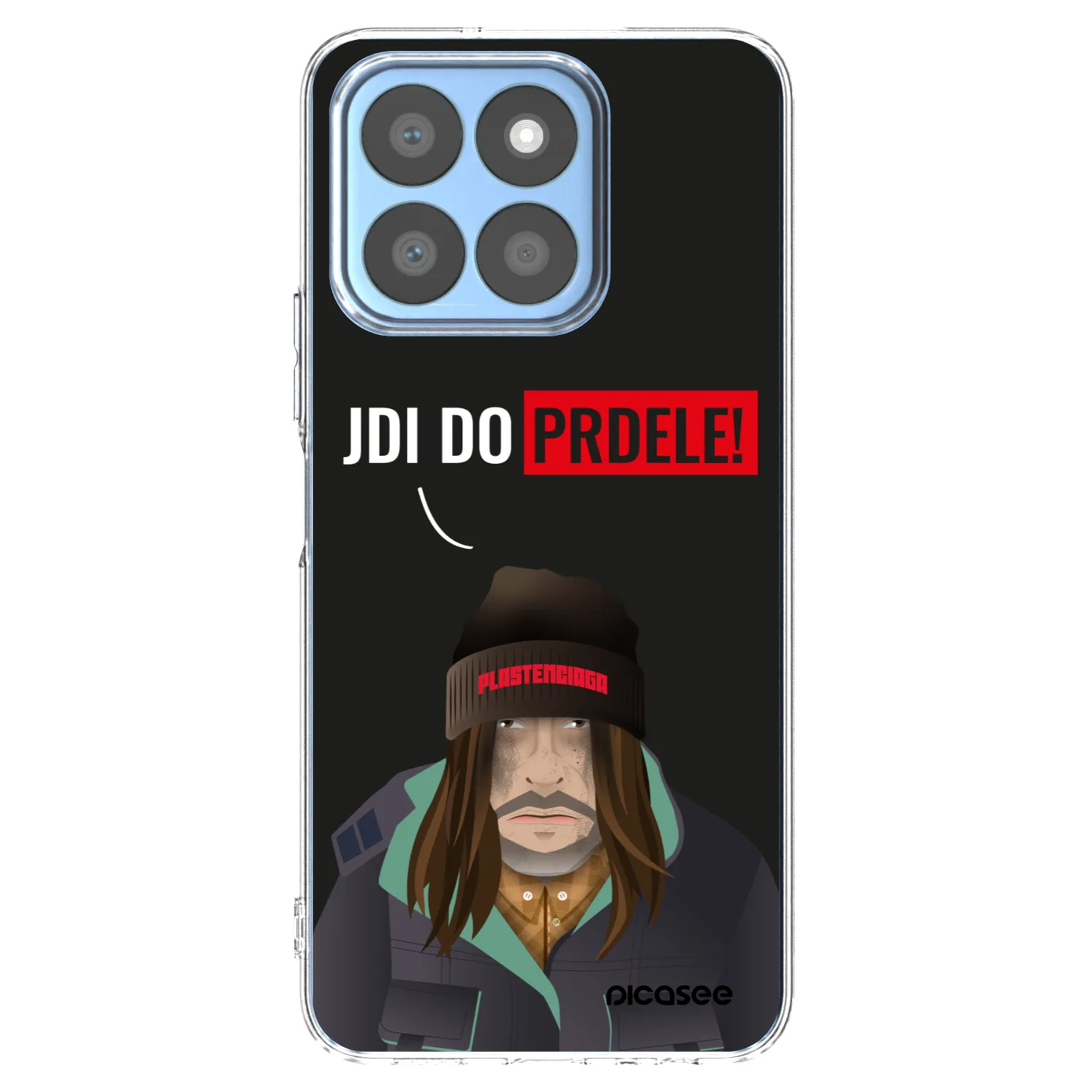 Picasee silikonska prozirna maskica za Honor X8b - Bezďák