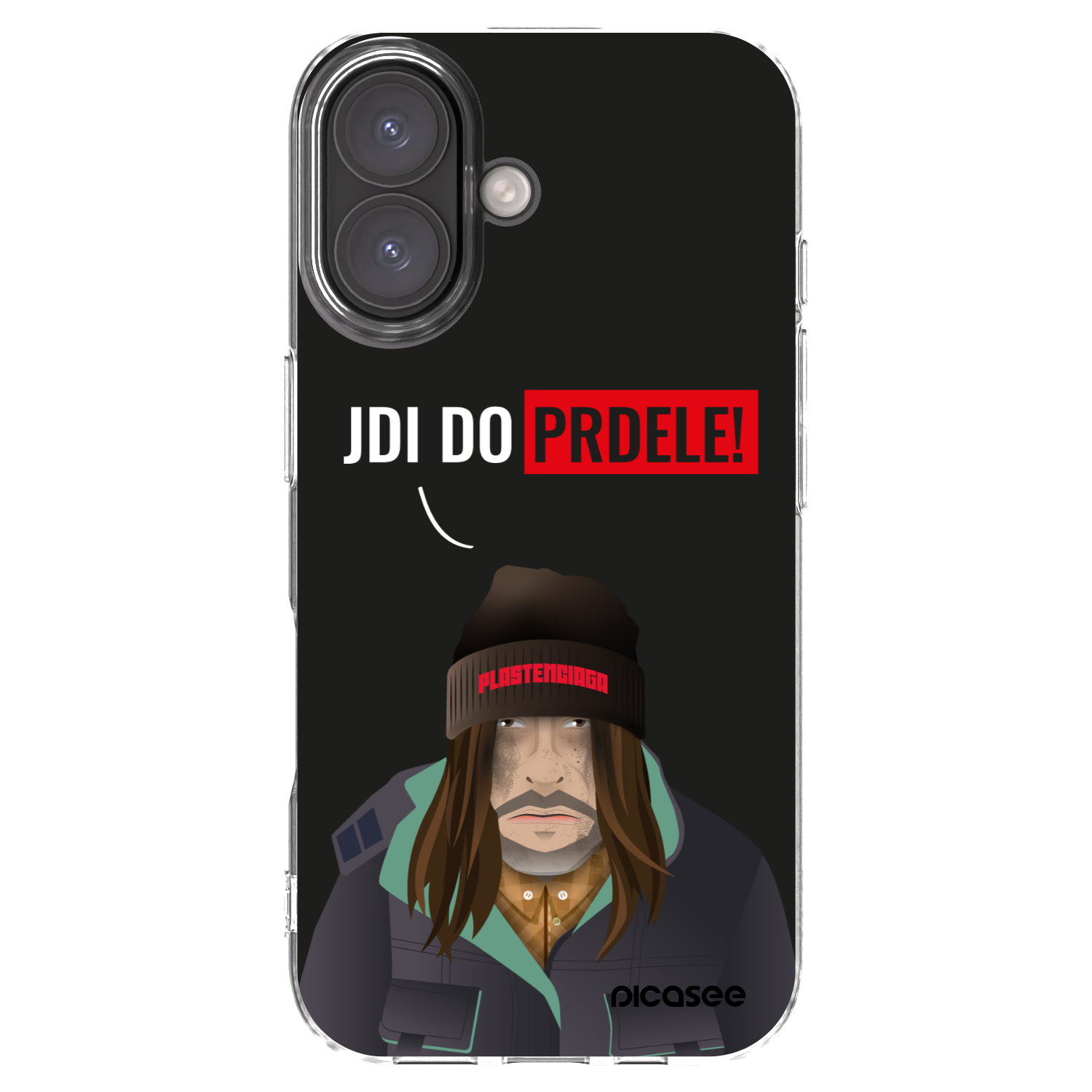 Picasee silikonska prozirna maskica za Apple iPhone 16 - Bezďák