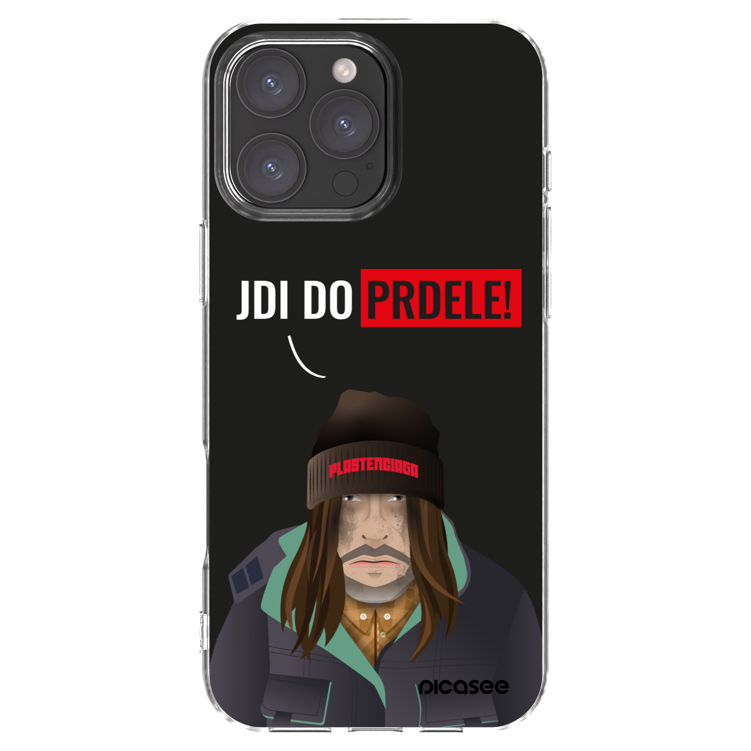 Picasee silikonska prozirna maskica za Apple iPhone 16 Pro Max - Bezďák