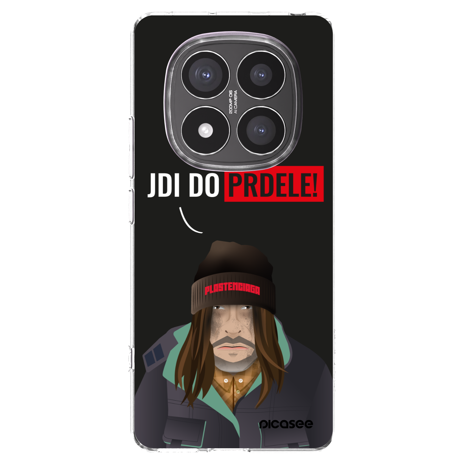 Picasee silikonska prozirna maskica za Xiaomi Redmi Note 14 Pro+ 5G - Bezďák