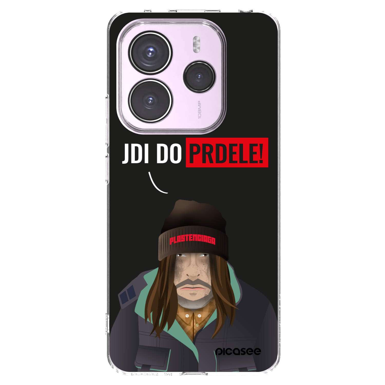 Picasee silikonska prozirna maskica za Xiaomi Redmi Note 14 5G - Bezďák