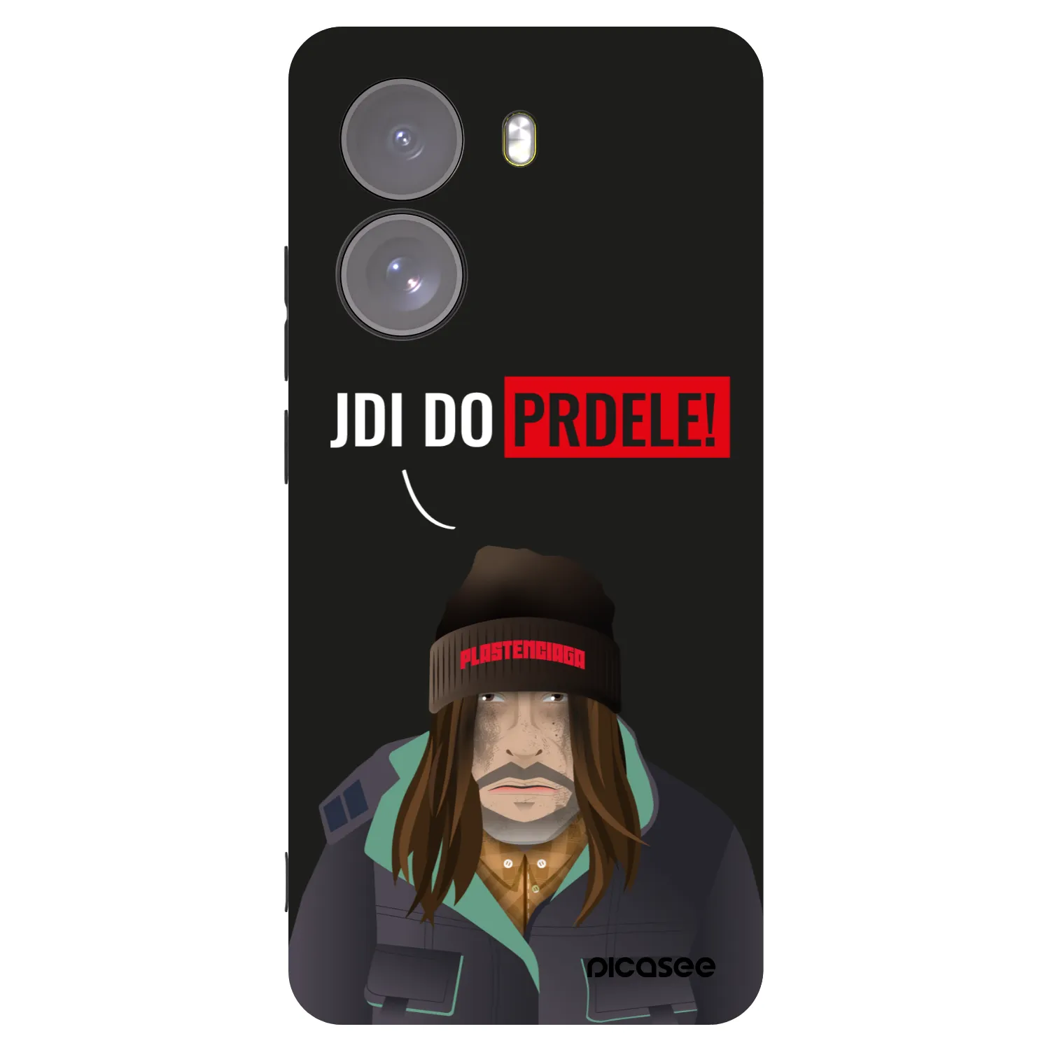 Picasee crna silikonska maskica za Xiaomi Poco X7 - Bezďák