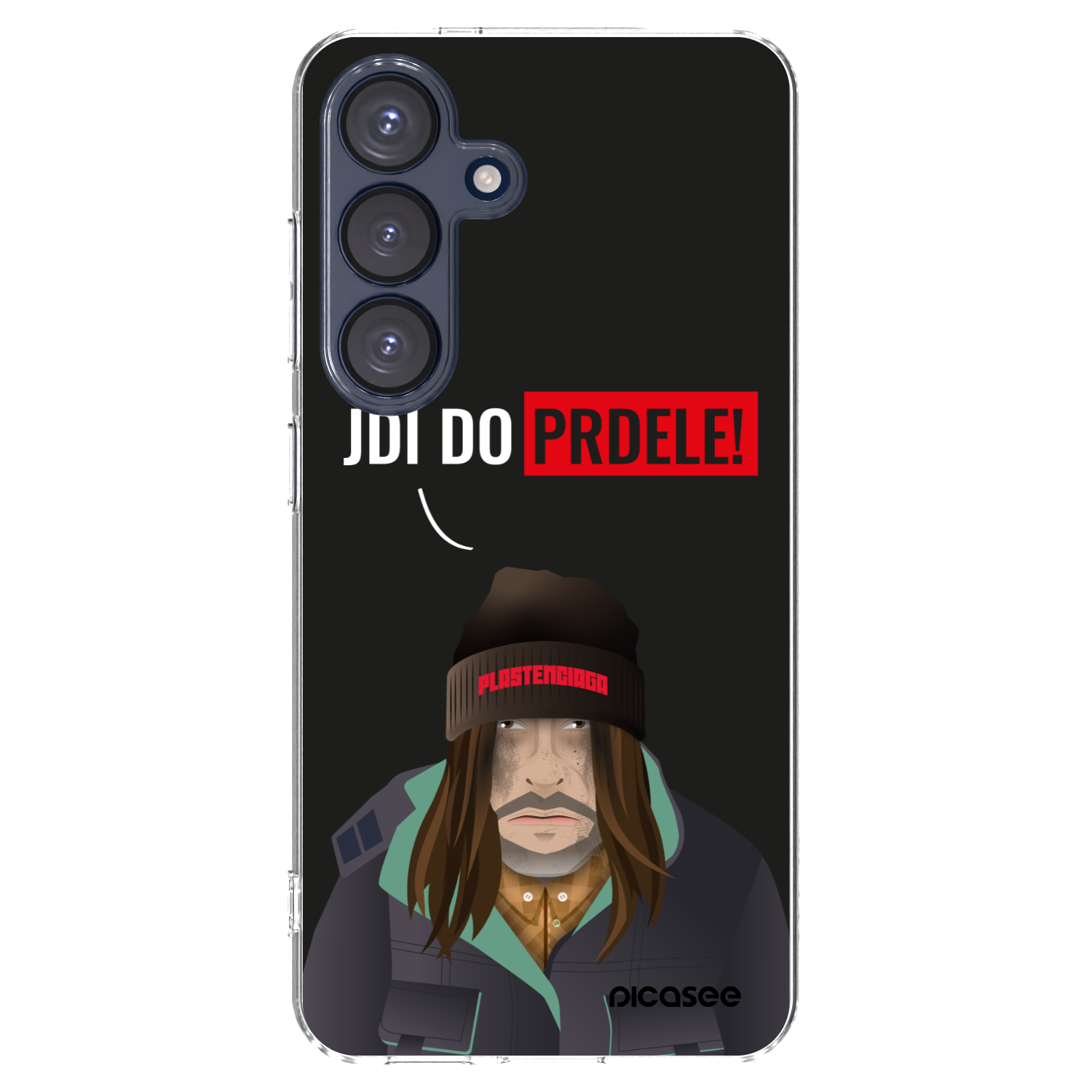 Picasee silikonska prozirna maskica za Samsung Galaxy S25 5G - Bezďák