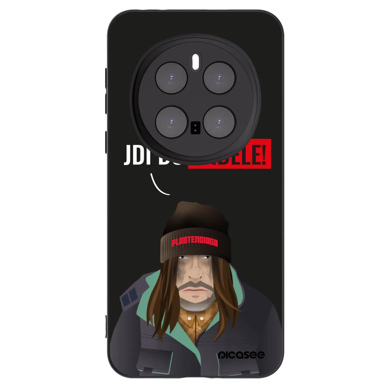 Picasee crna silikonska maskica za Honor Magic7 Pro 5G - Bezďák